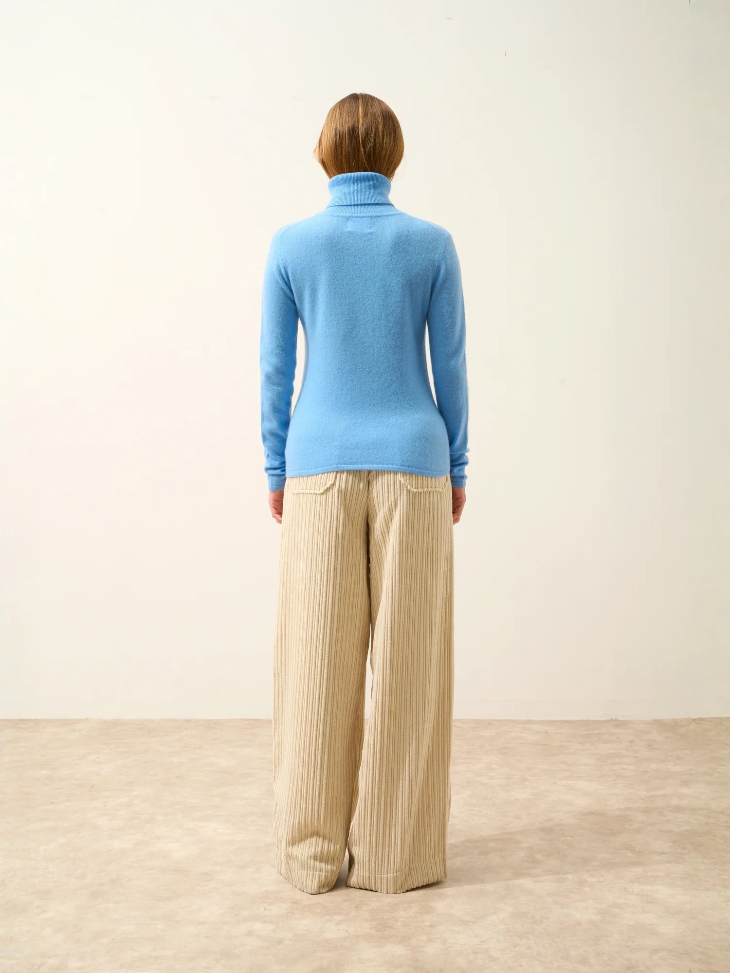 AVA pullover rollkragen blau bébé