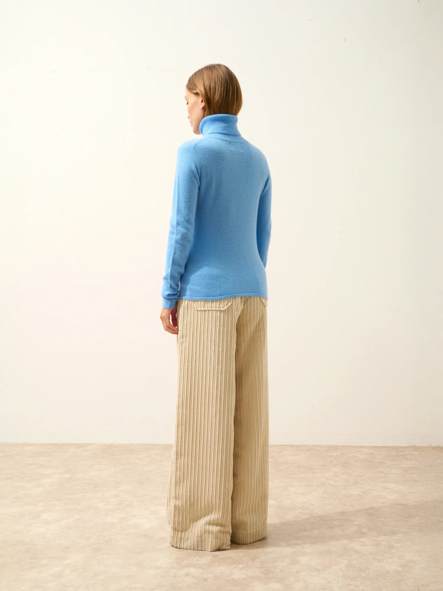 AVA pullover rollkragen blau bébé
