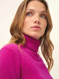 AVA pullover rollkragen violine