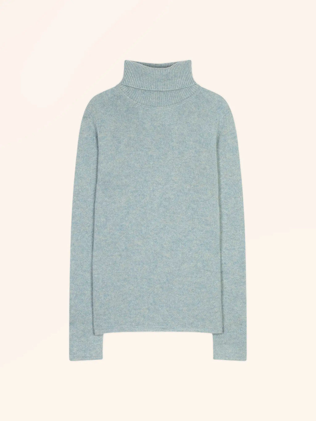 MATT pullover rollkragen 4-fädig blau grau meliert