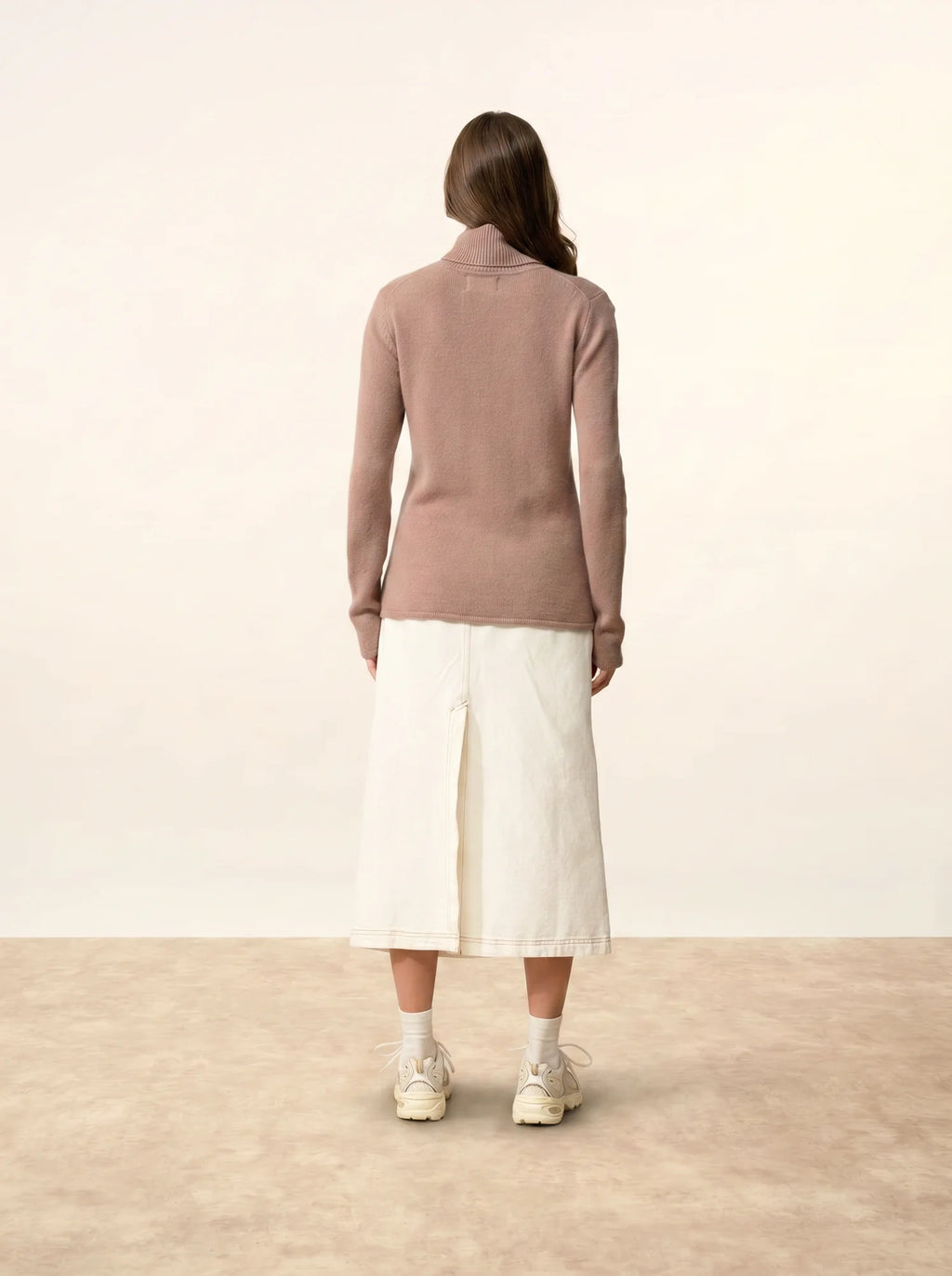MATT pullover rollkragen 4-fädig kupfer