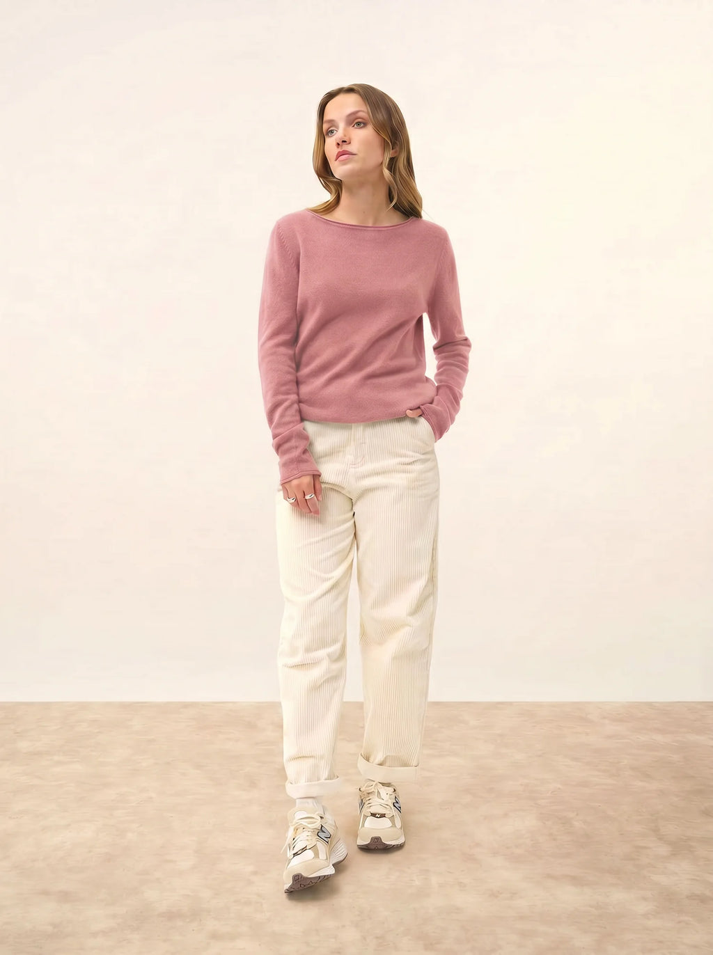 GRACE pullover u-boot-ausschnitt pétale