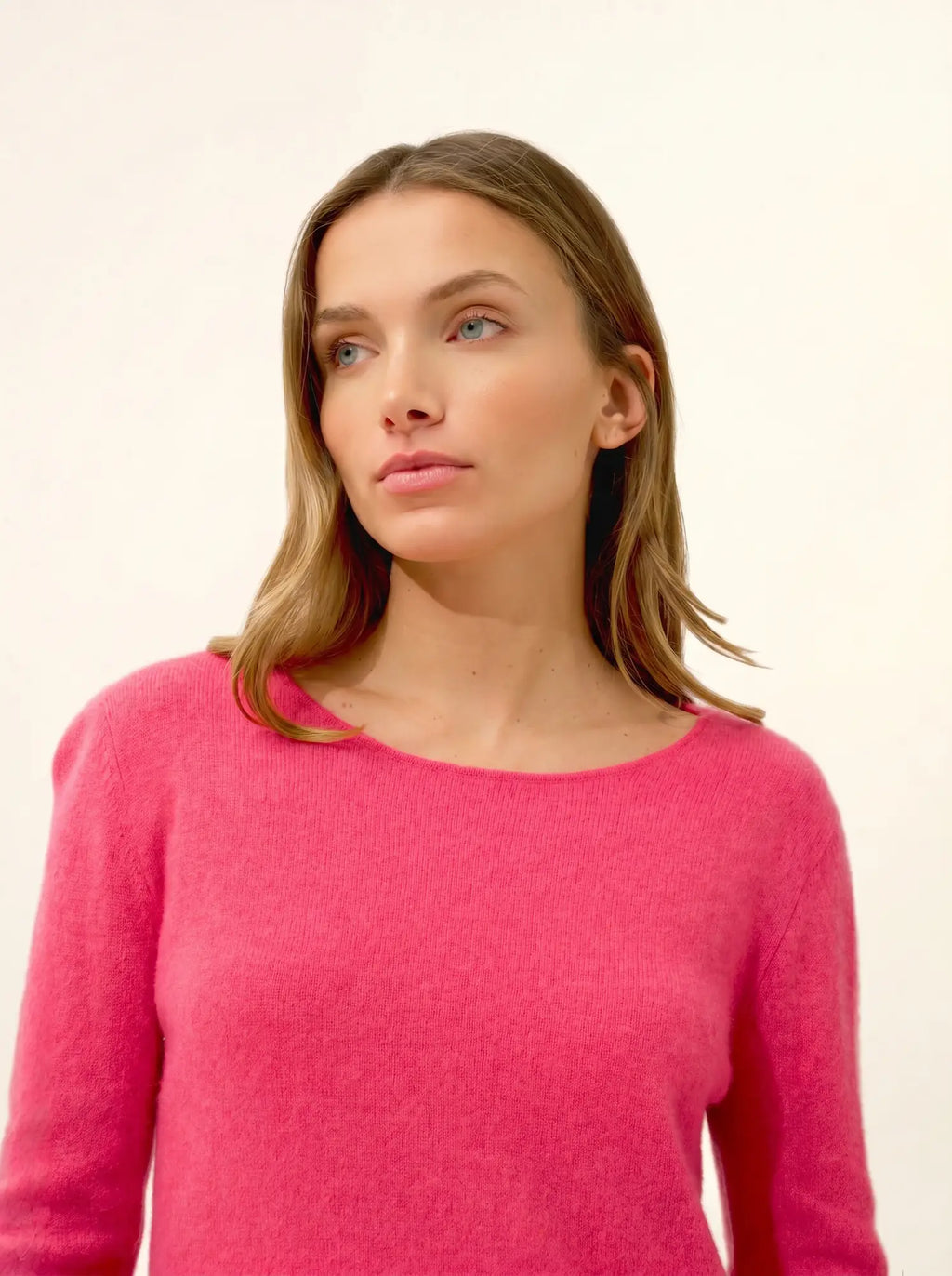 VIVIAN pullover rundhalsausschnitt fraise