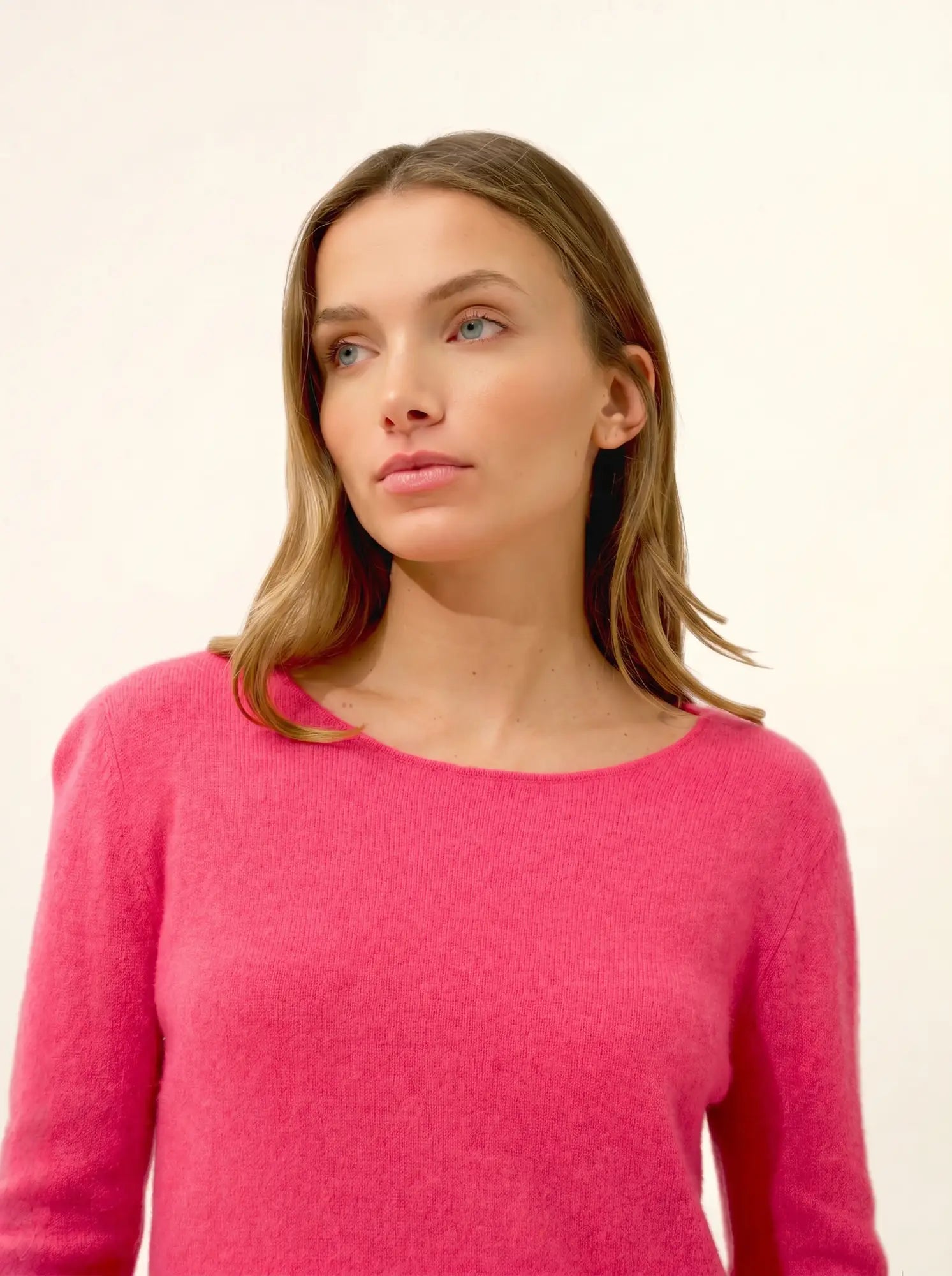 VIVIAN pullover rundhalsausschnitt fraise