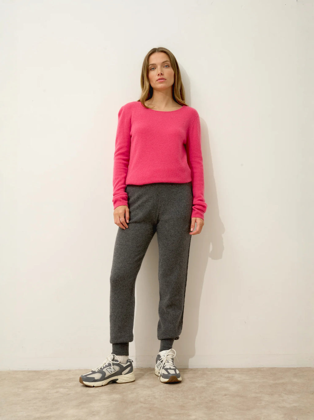 VIVIAN pullover rundhalsausschnitt fraise