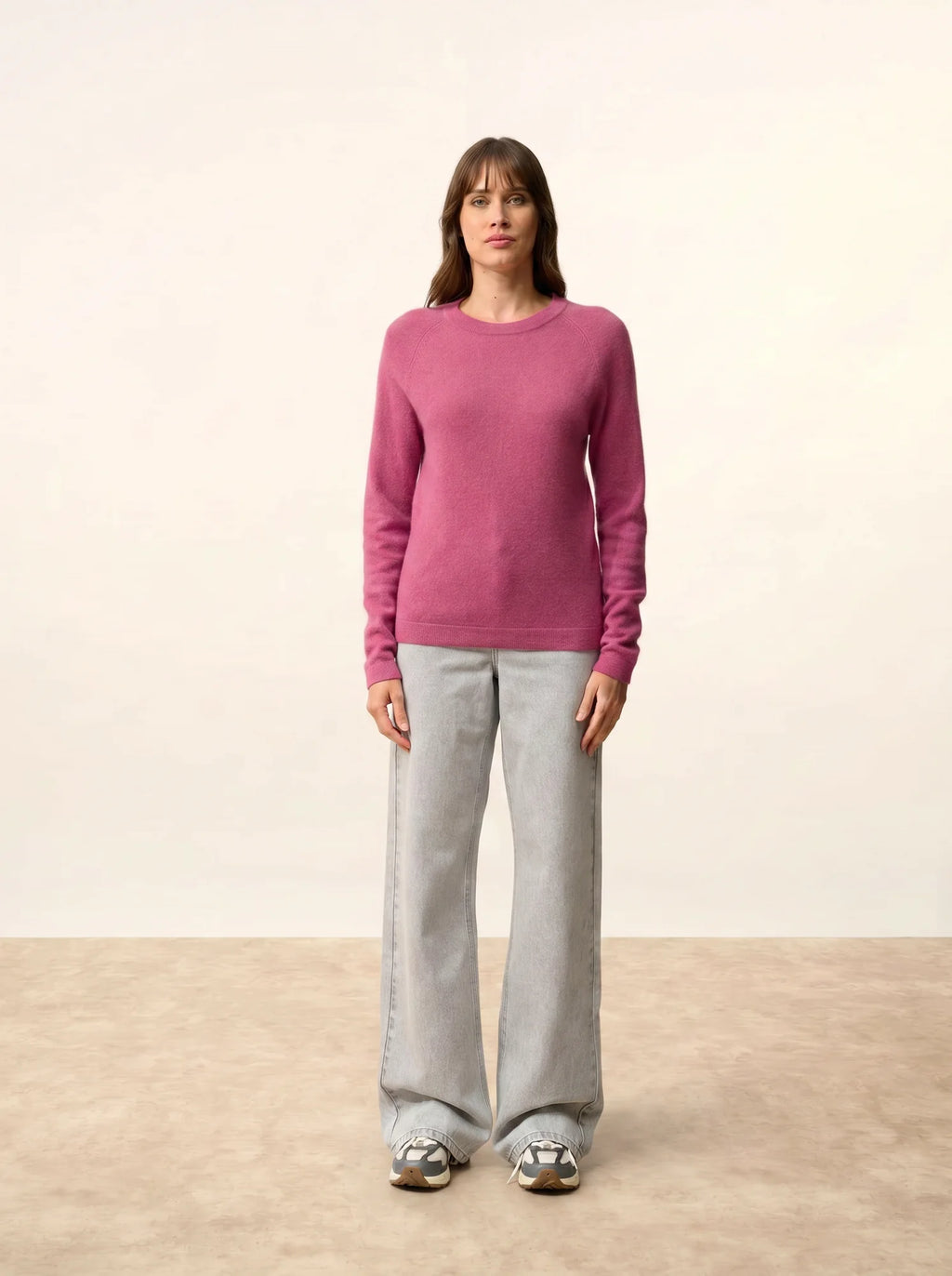 JANE pullover rundhalsausschnitt orchidée
