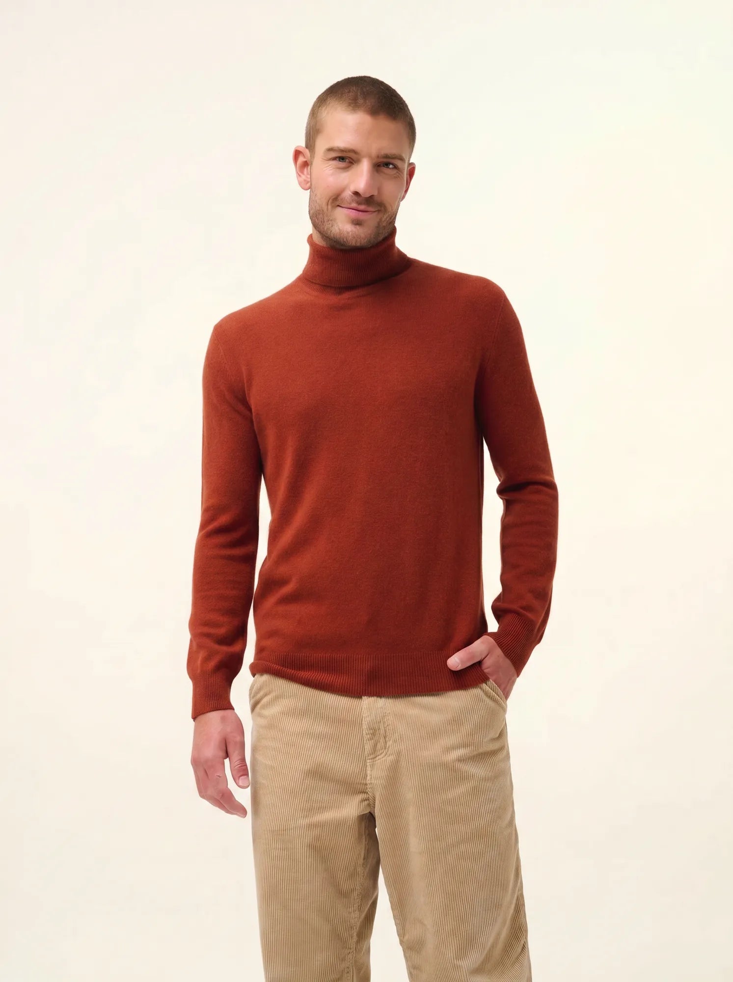 CONNOR pull col roulé écureuil