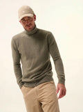 SACHA pullover rollkragen 4-fädig army