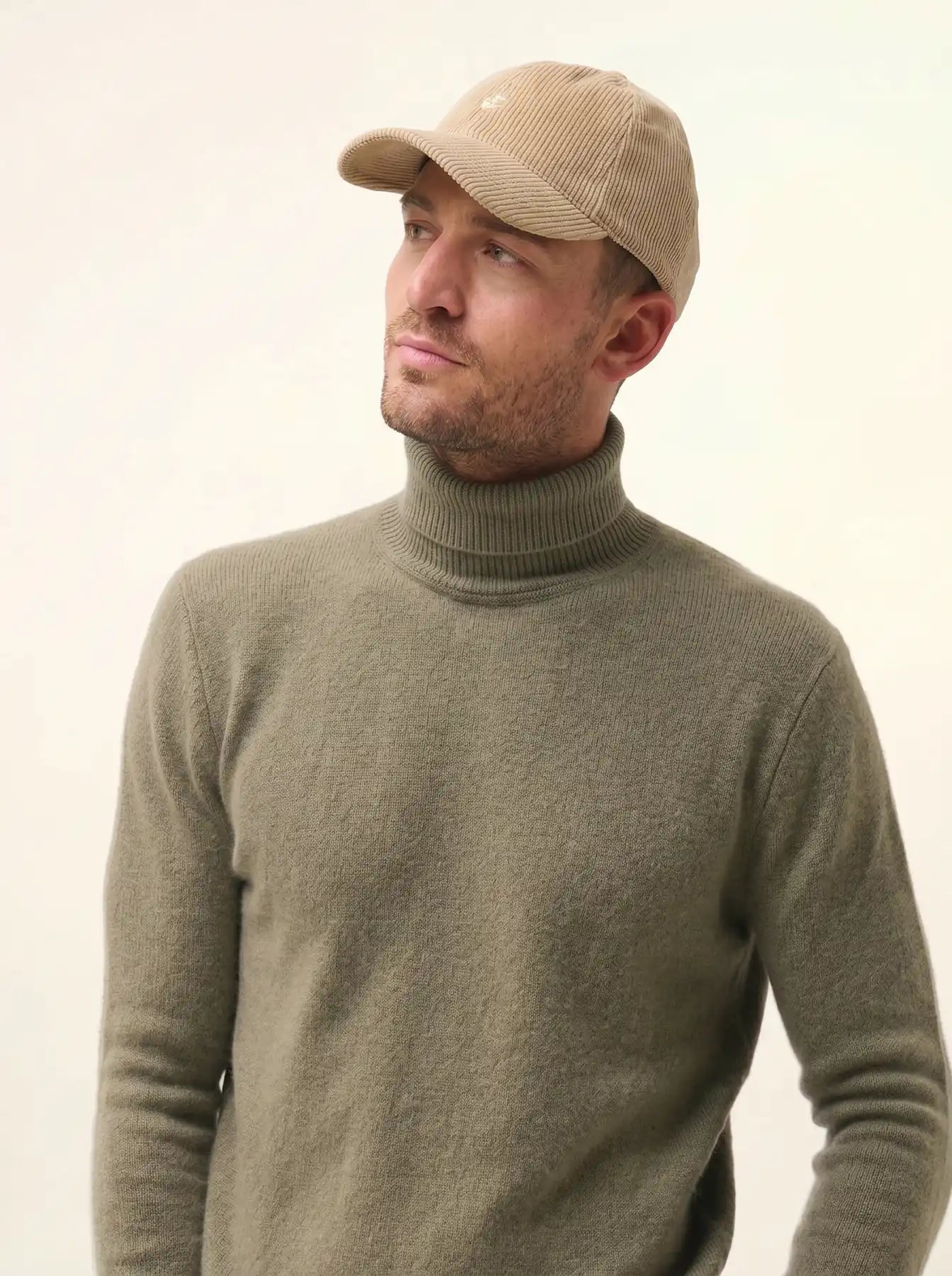 SACHA pullover rollkragen 4-fädig army