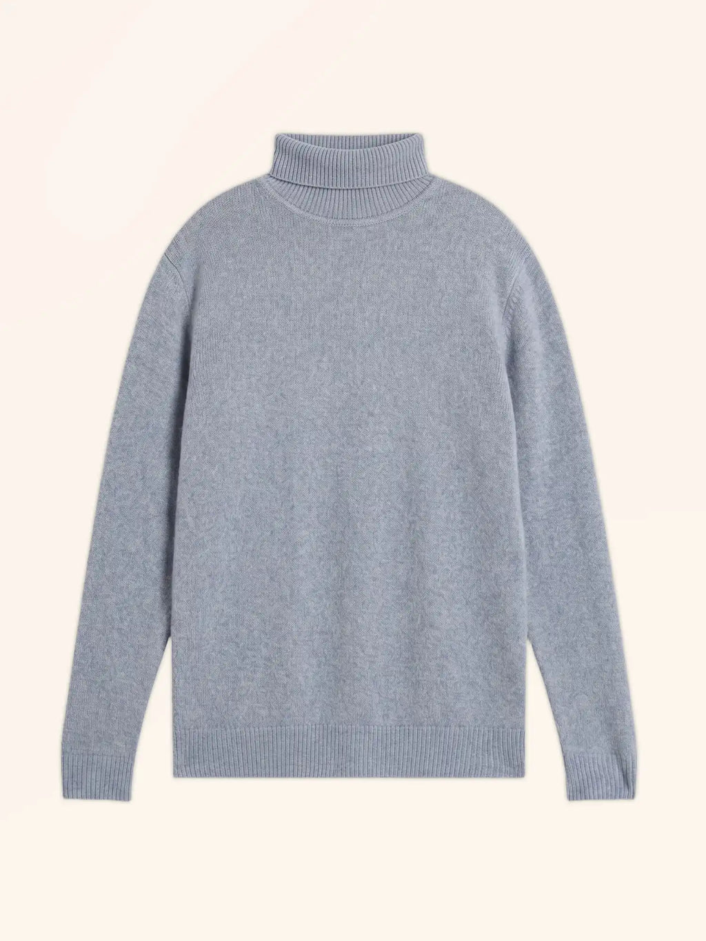 SACHA pullover rollkragen 4-fädig blau elfenbein