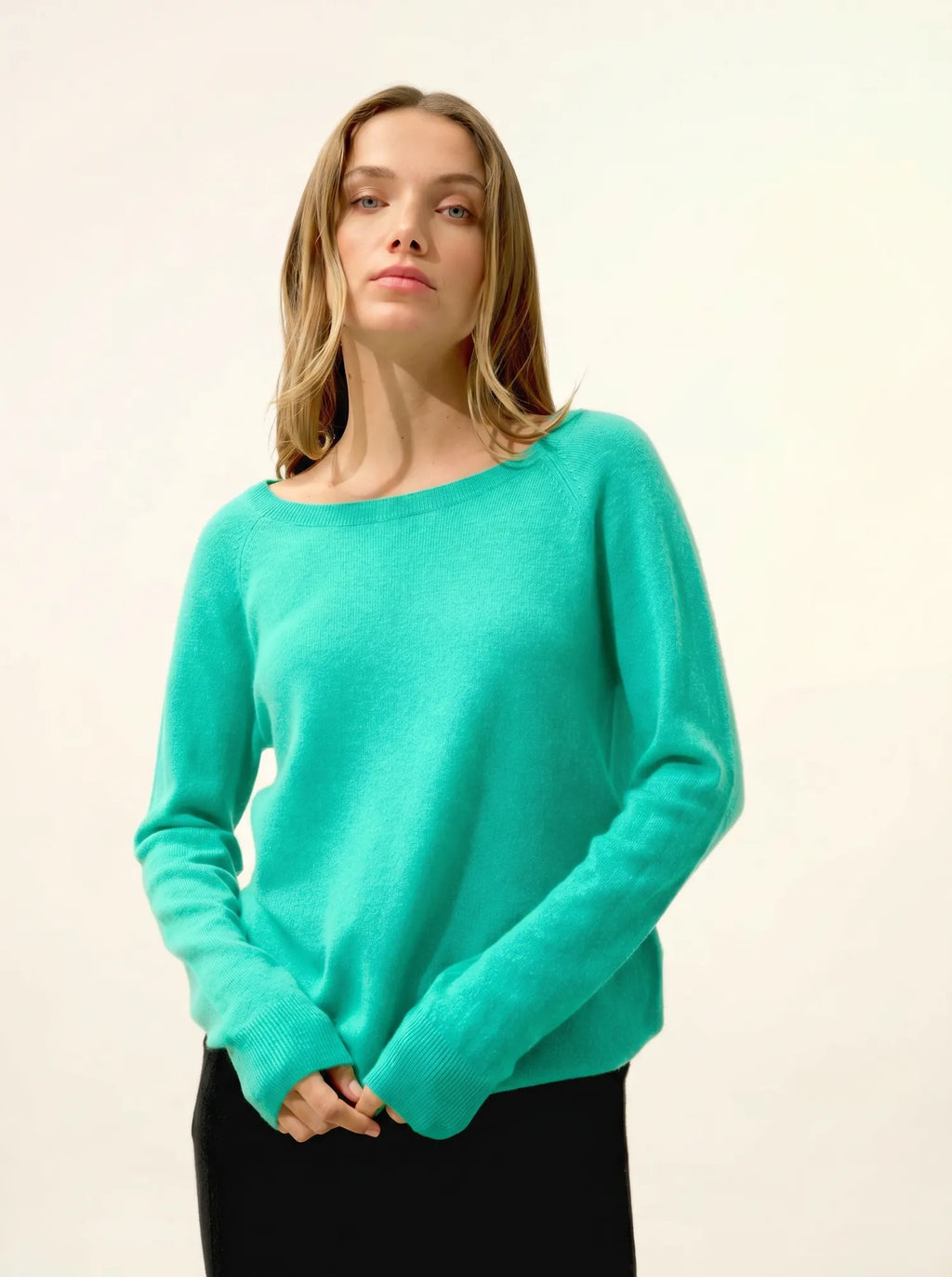 ABIGAILE pullover u-boot-ausschnitt tropfen hinten jungle