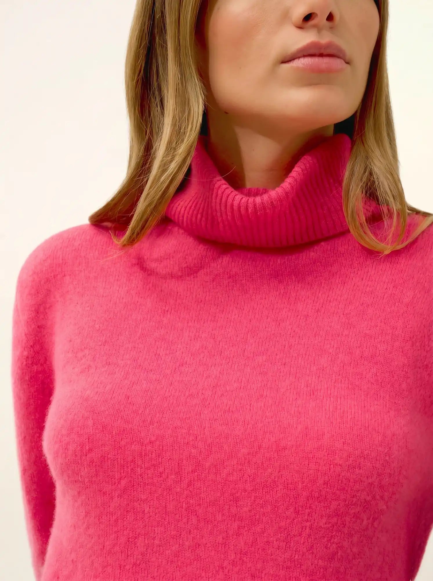 LEXIE pullover rollkragen fraise