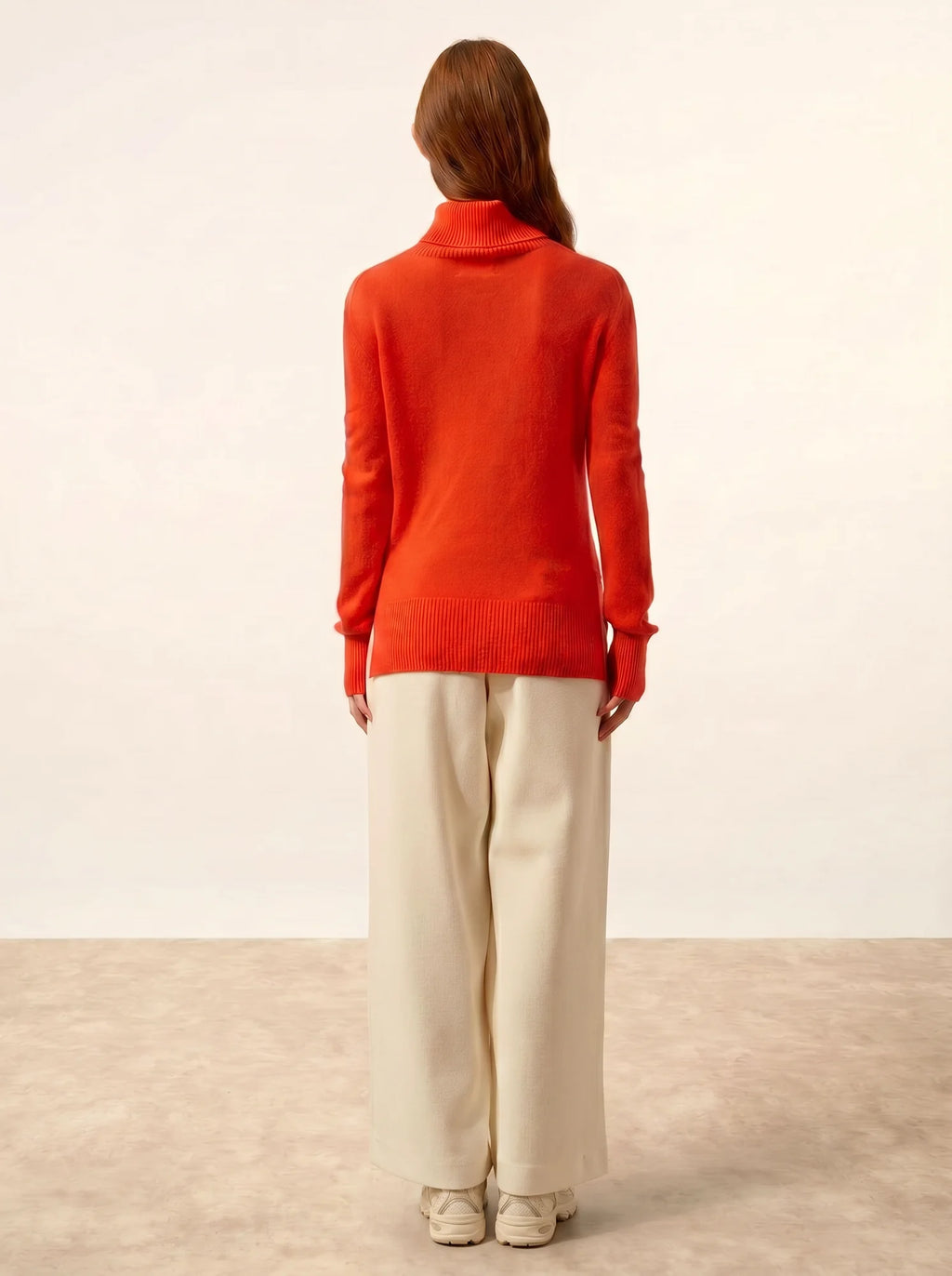 LEXIE pullover rollkragen orange