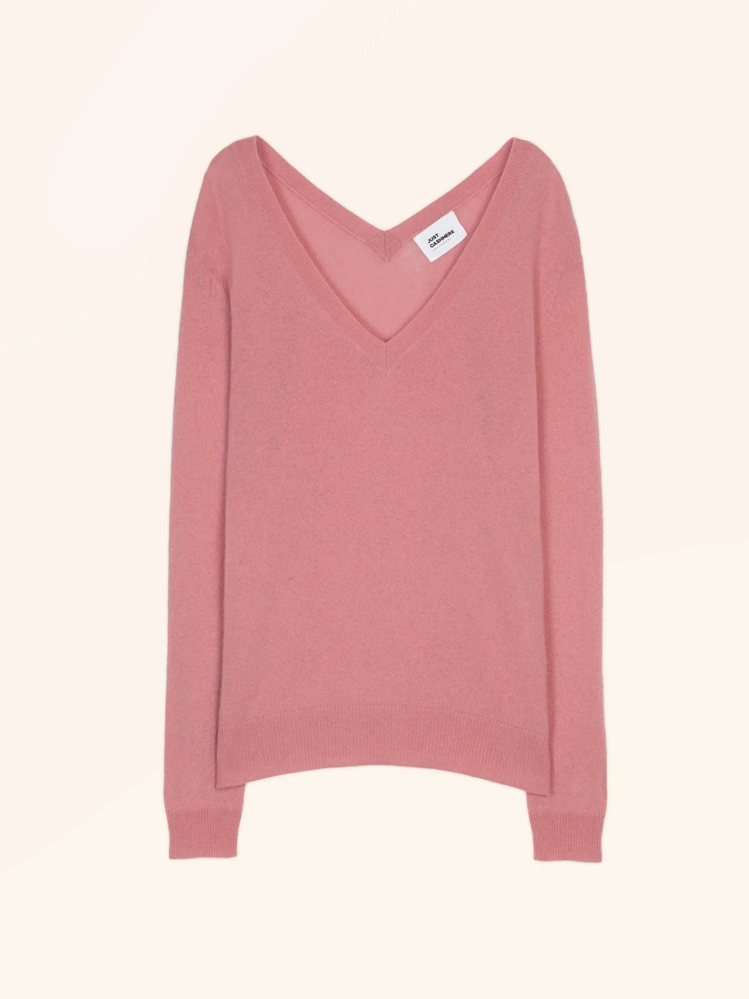 OPAL pullover v-ausschnitt vorne und hinten pétale