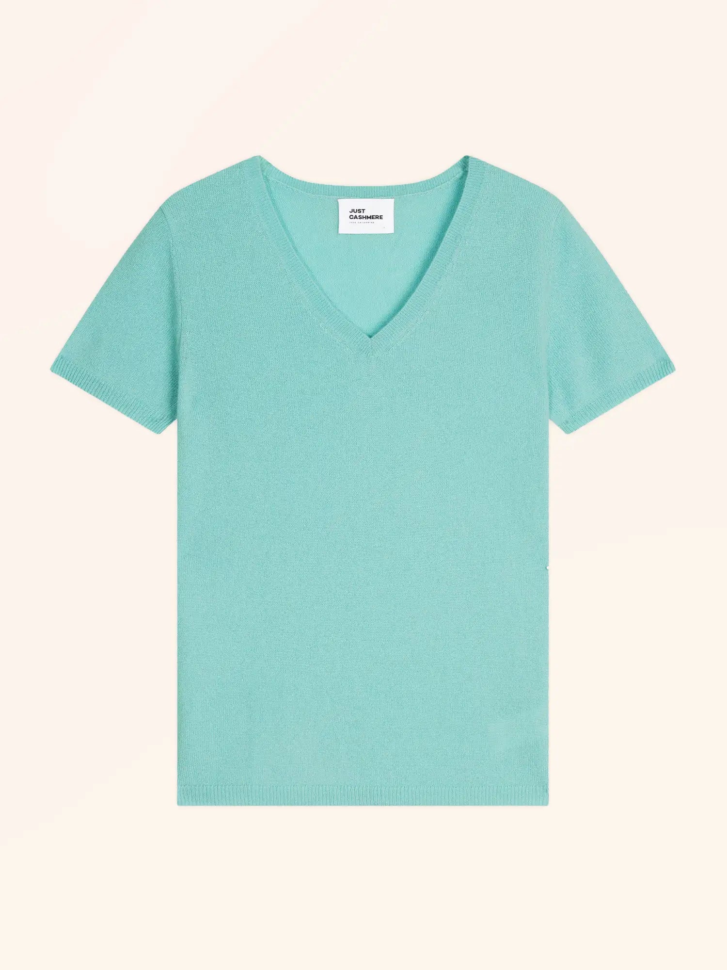GLAMIS t-shirt v-ausschnitt jade