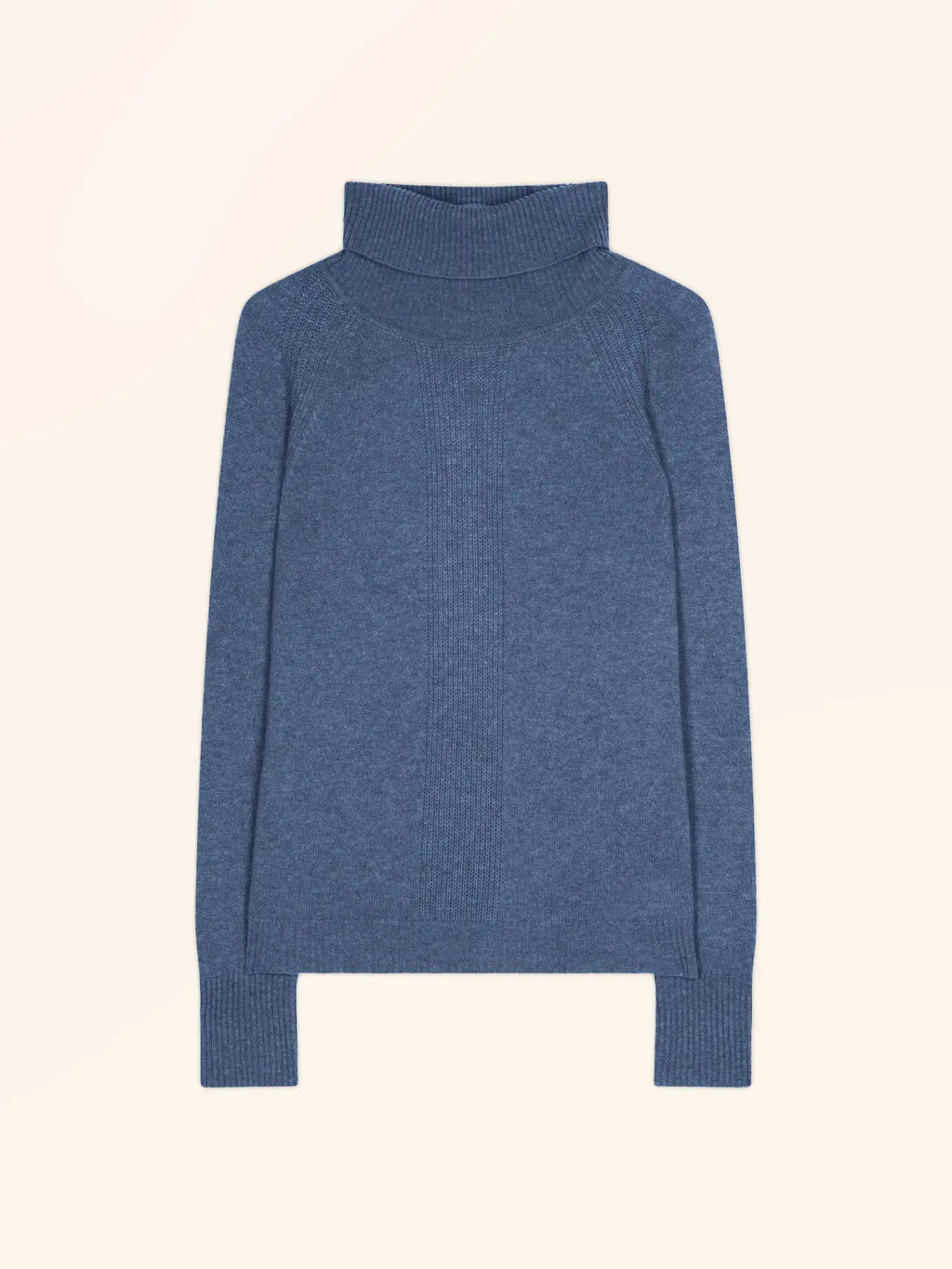 LILLY pullover rollkragen blau denim
