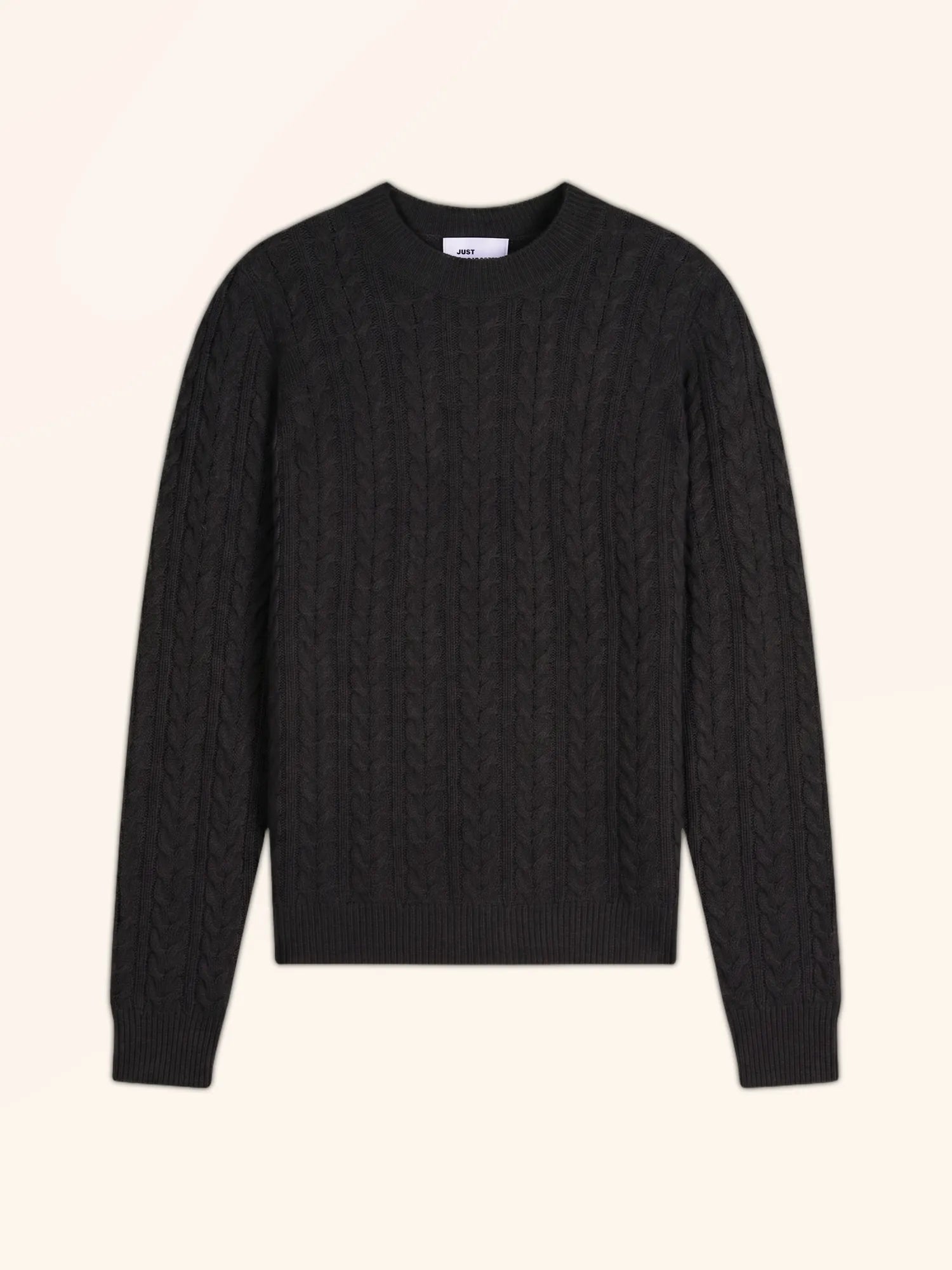 ALICE pullover rundhalsausschnitt 4-fädig schwarz