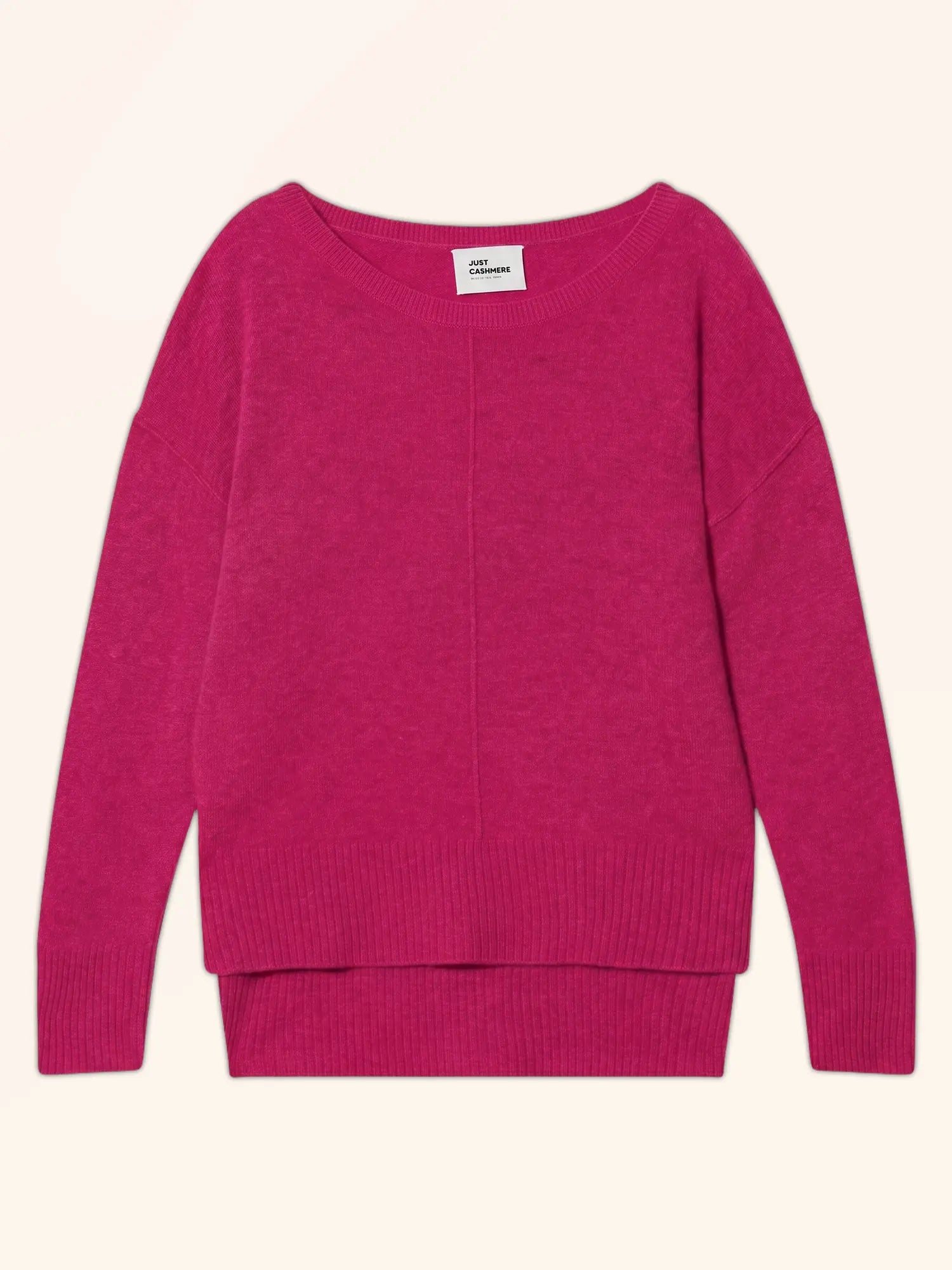 TESS pullover rundhalsausschnitt fuchsia