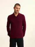 NINA pullover schalkragen mûre
