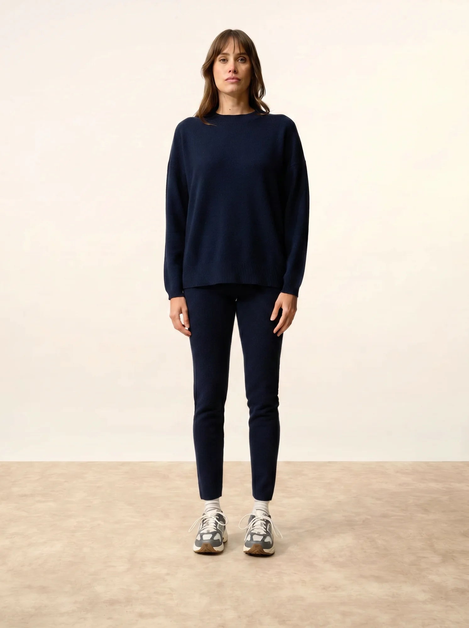 KAYLA pullover rundhalsausschnitt marineblau