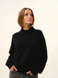 PIURA pullover col claudine schwarz
