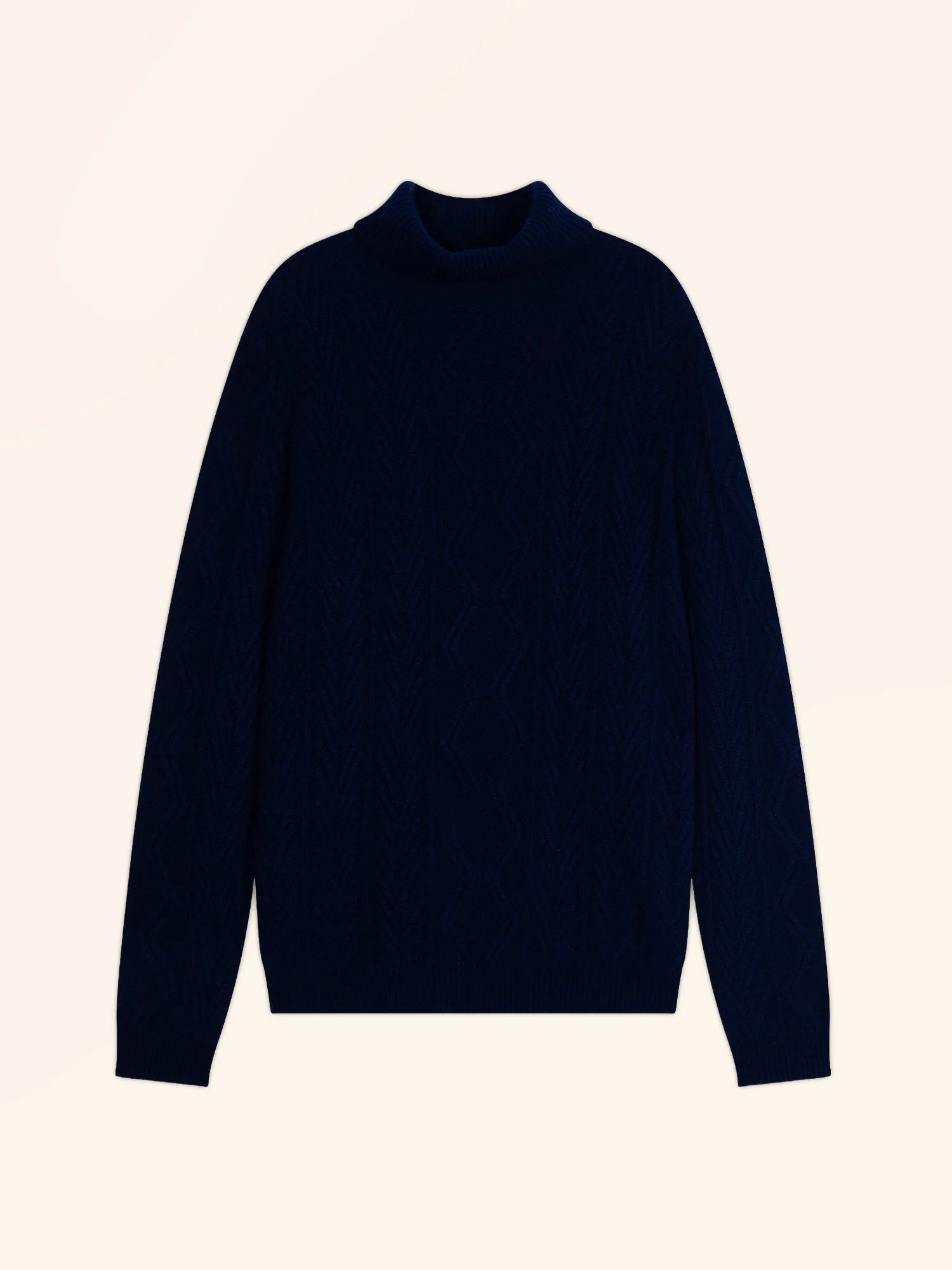 DORJE pullover rollkragen 6-fädig marineblau