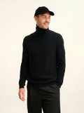 DORJE pullover rollkragen 6-fädig schwarz