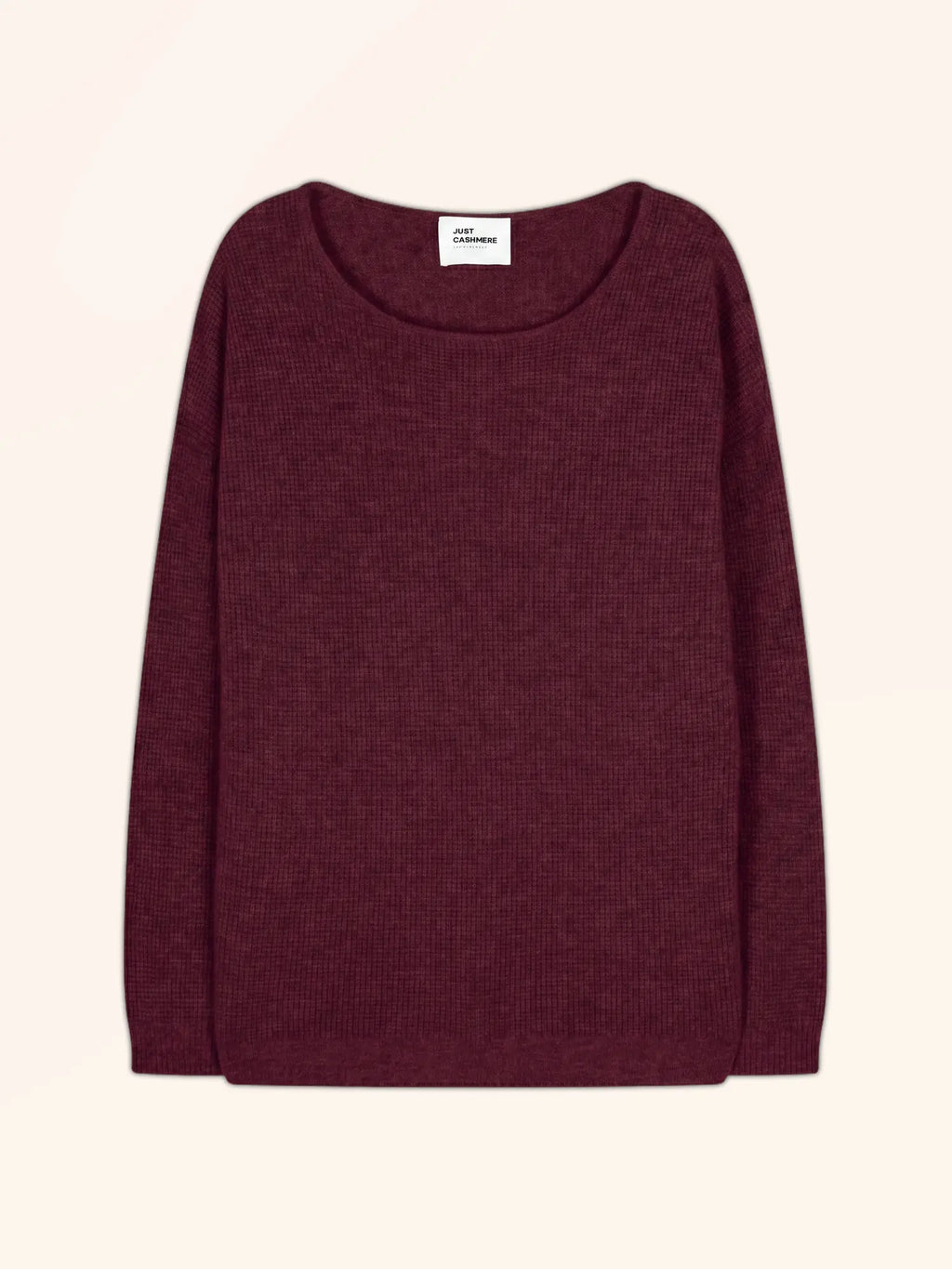 ARIANA pullover u-boot-ausschnitt bordeaux
