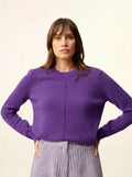 WILL pullover rundhalsausschnitt 4-fädig violette