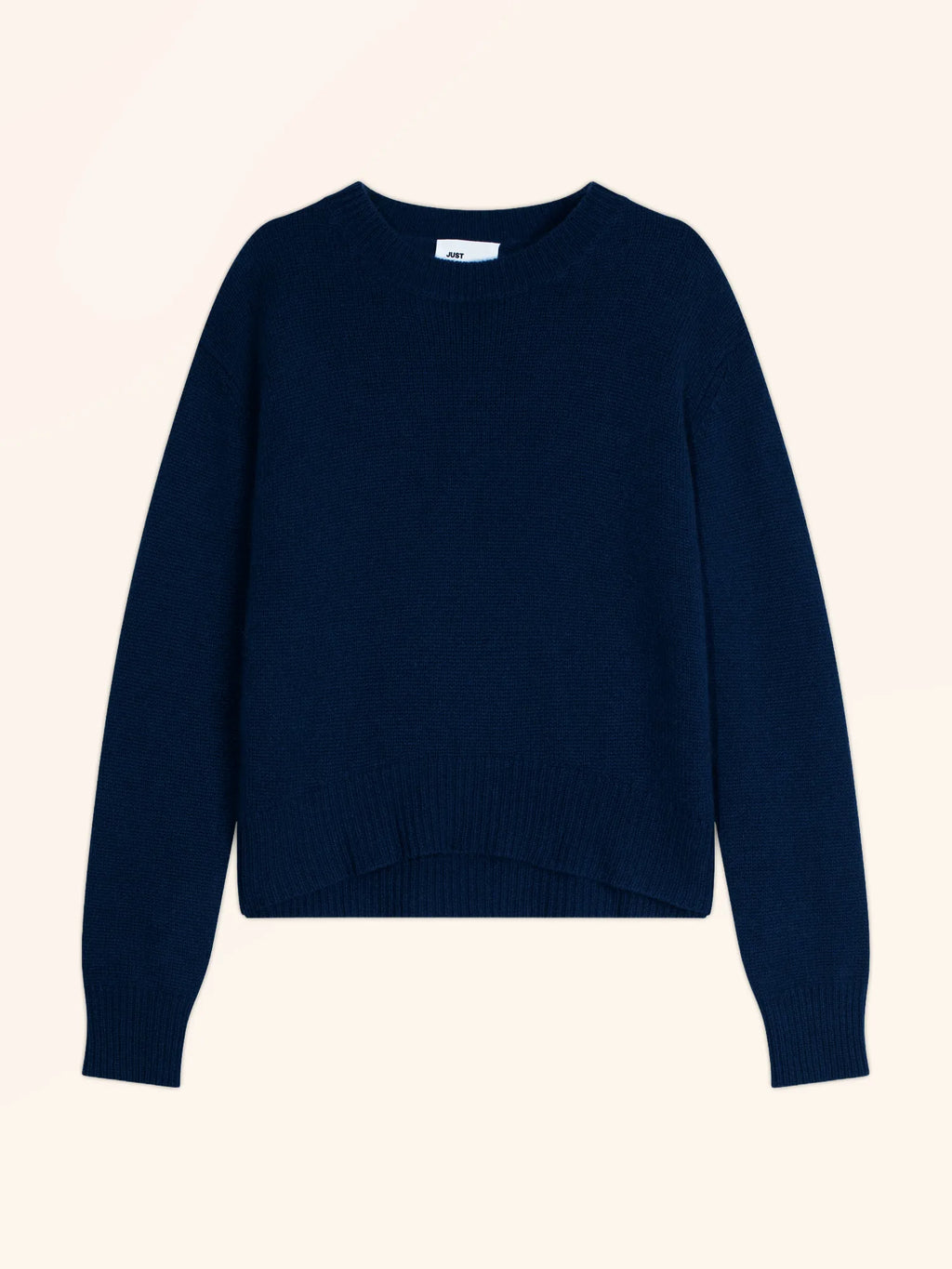 MARGAUX pull col rond 6 fils minuit