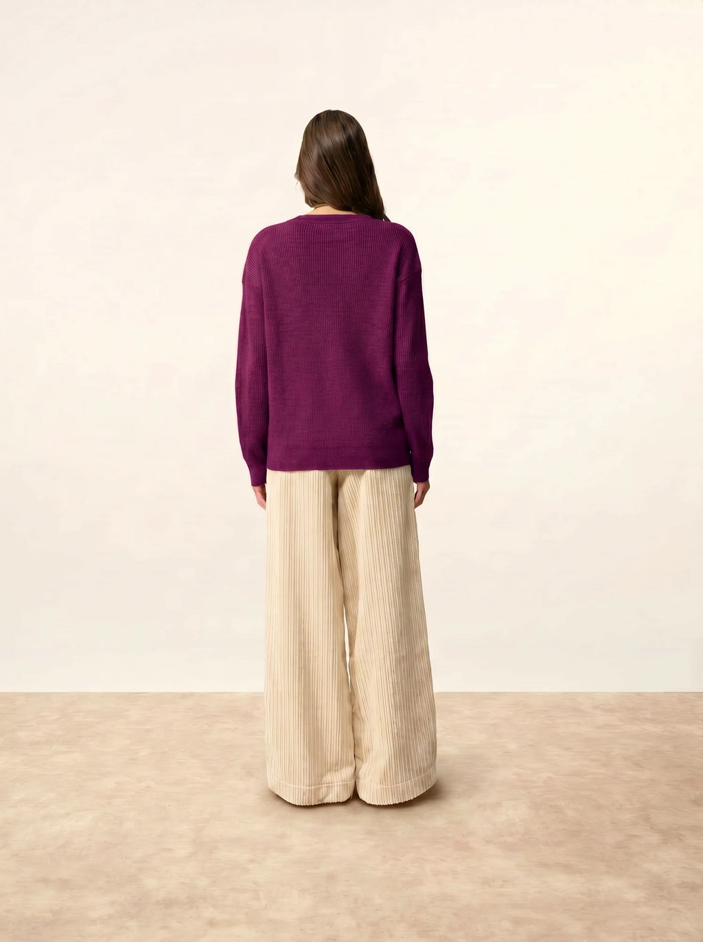 CHARLINE pull col rond prune