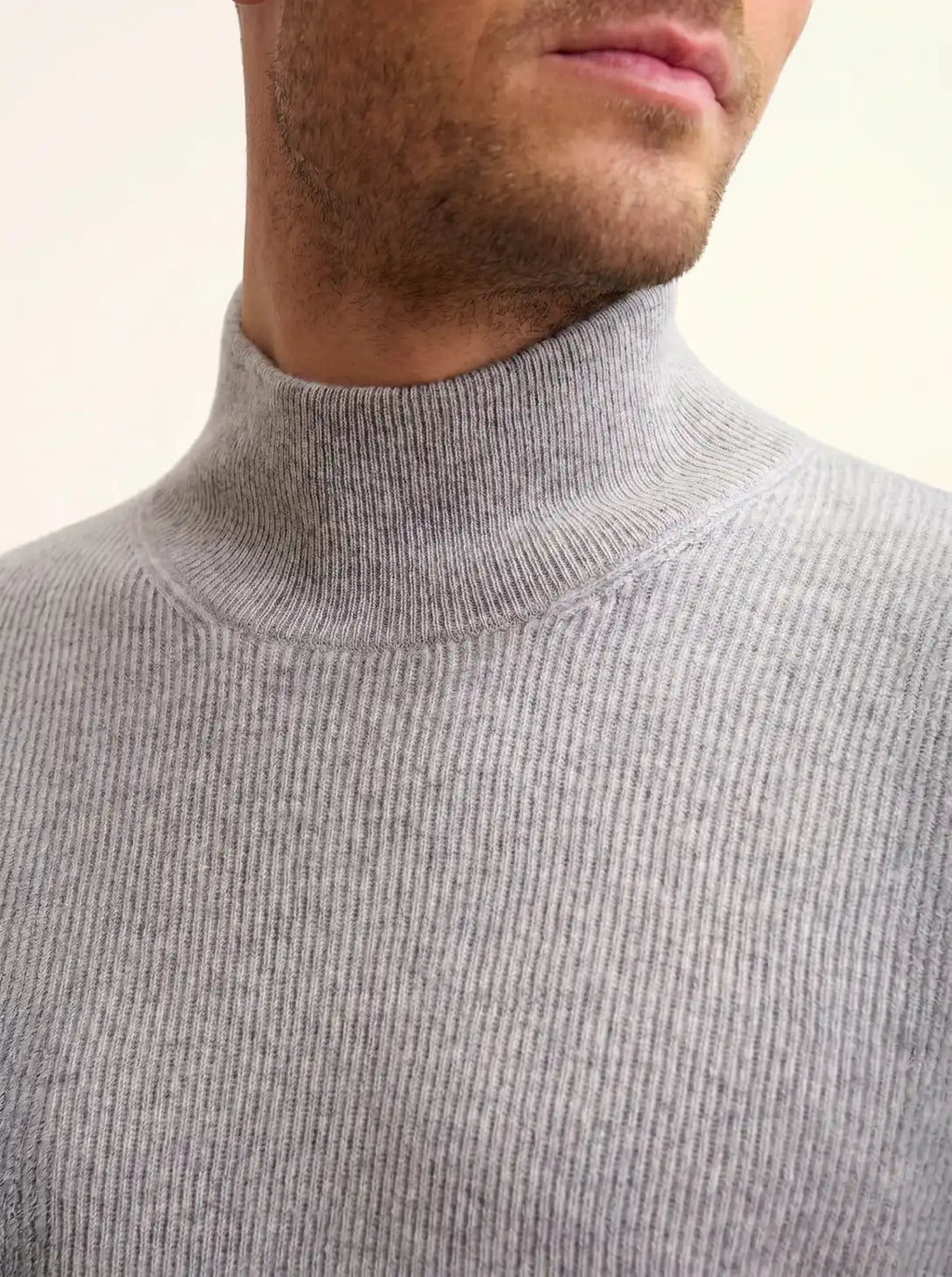 EVA pullover stehkragen wolke meliert