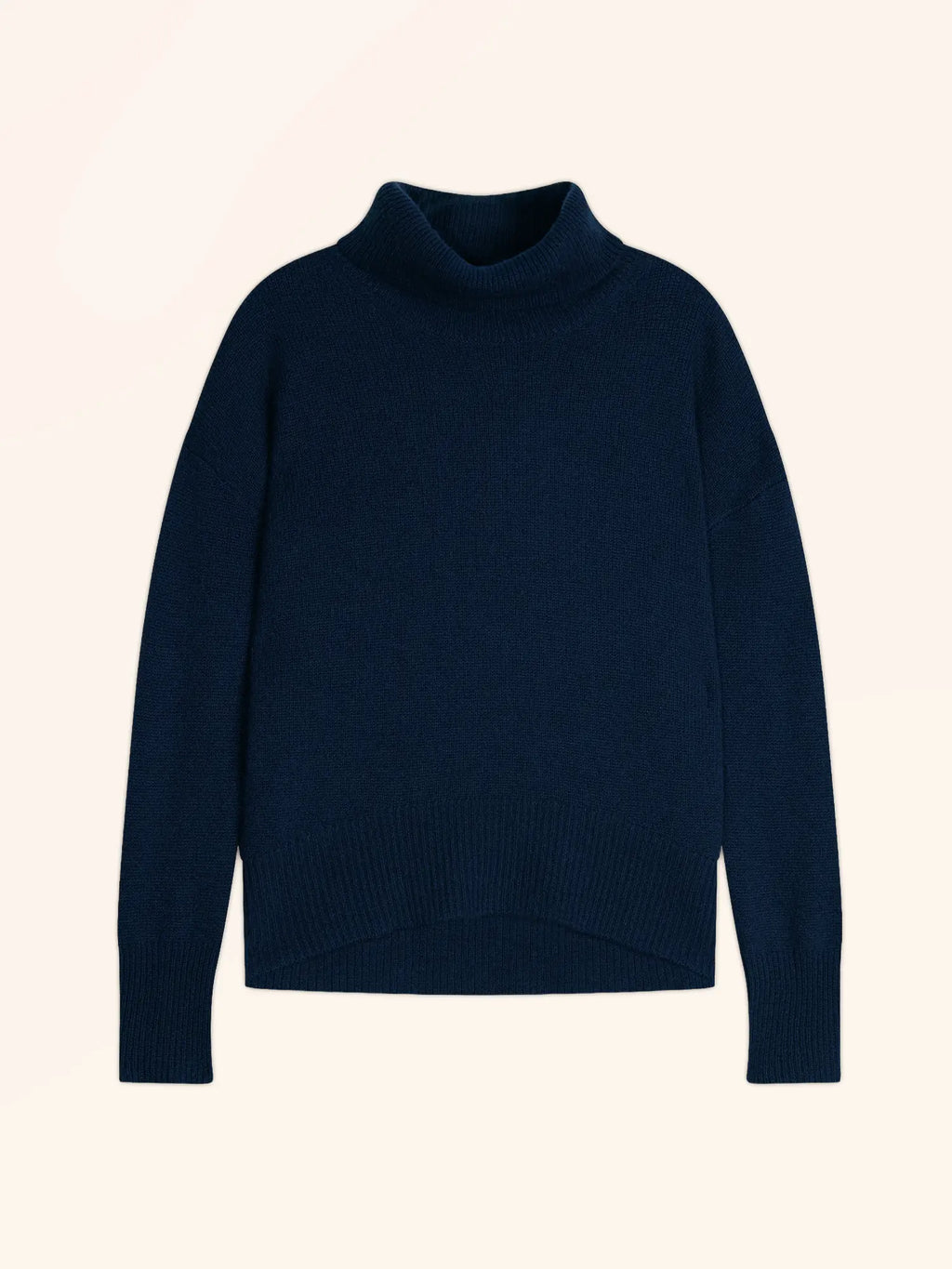 ROMANE pullover rollkragen 4-fädig minuit