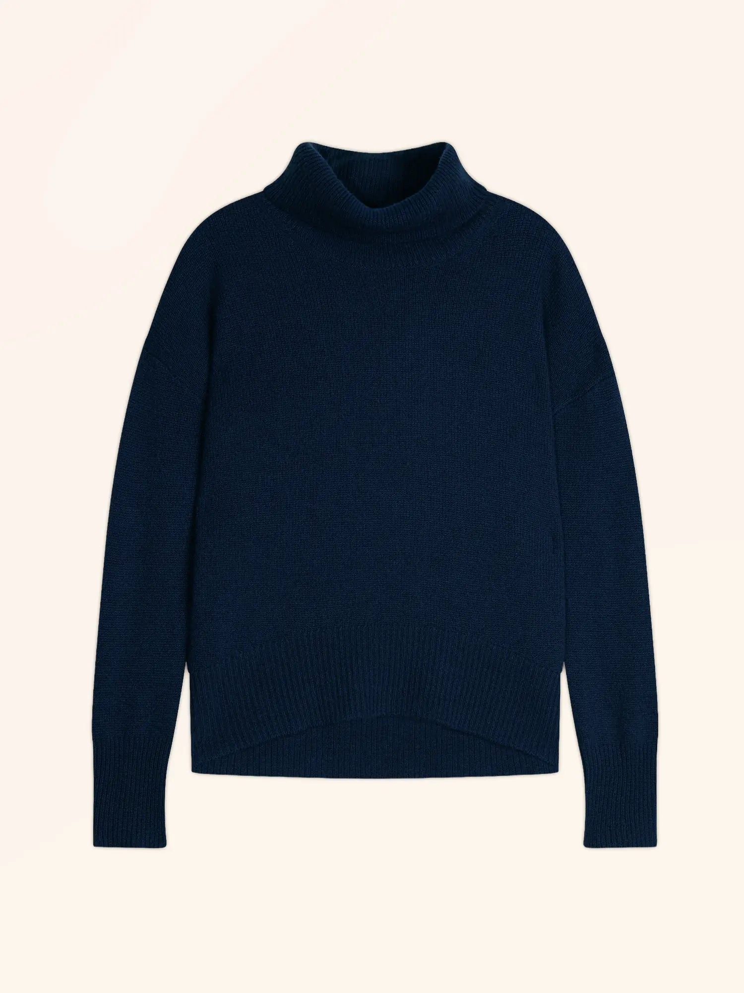 ROMANE pullover rollkragen 4-fädig minuit