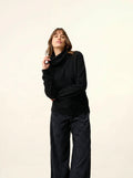 DONATELLA pullover rollkragen schwarz