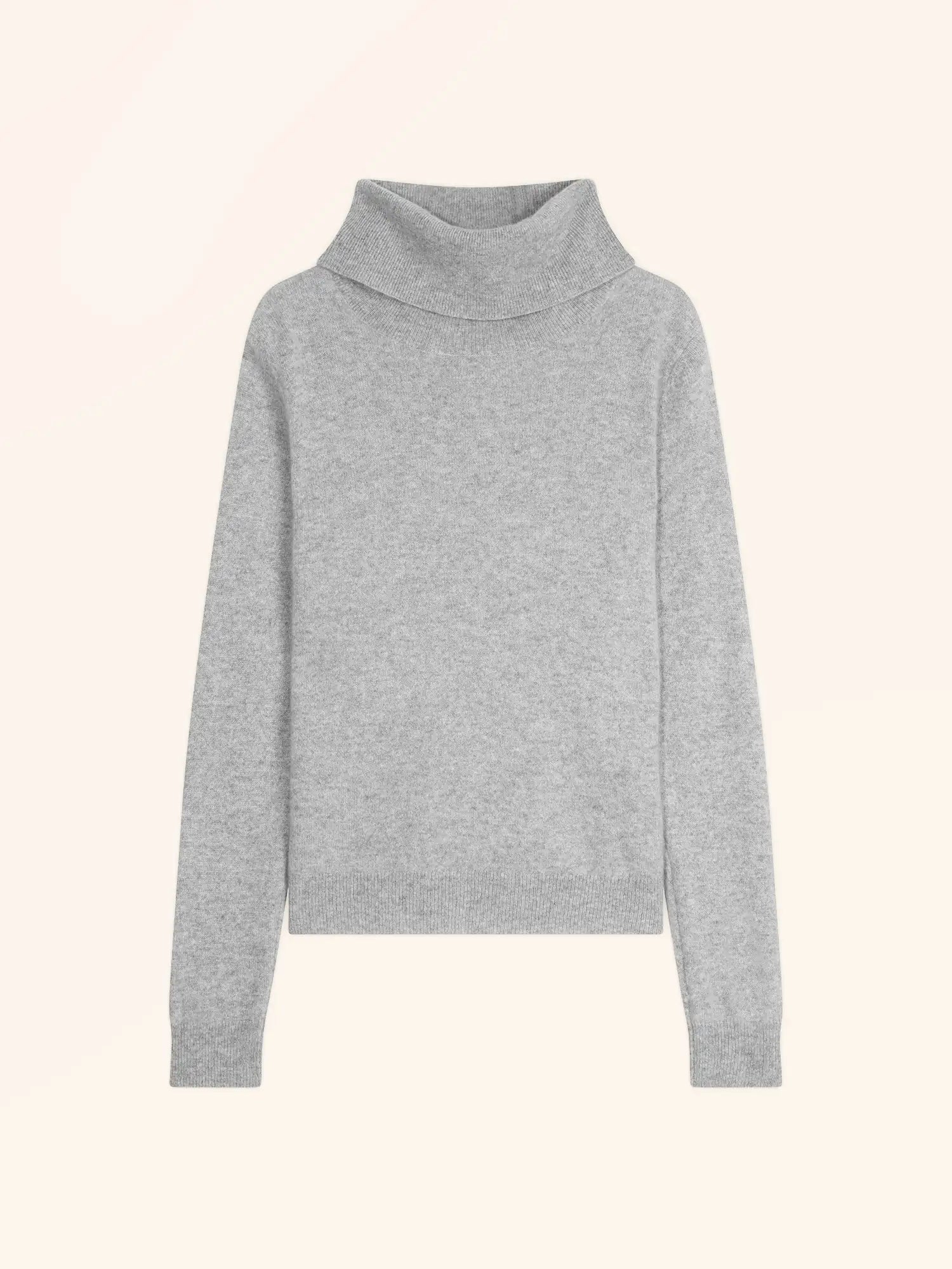 DONATELLA pullover rollkragen wolke meliert