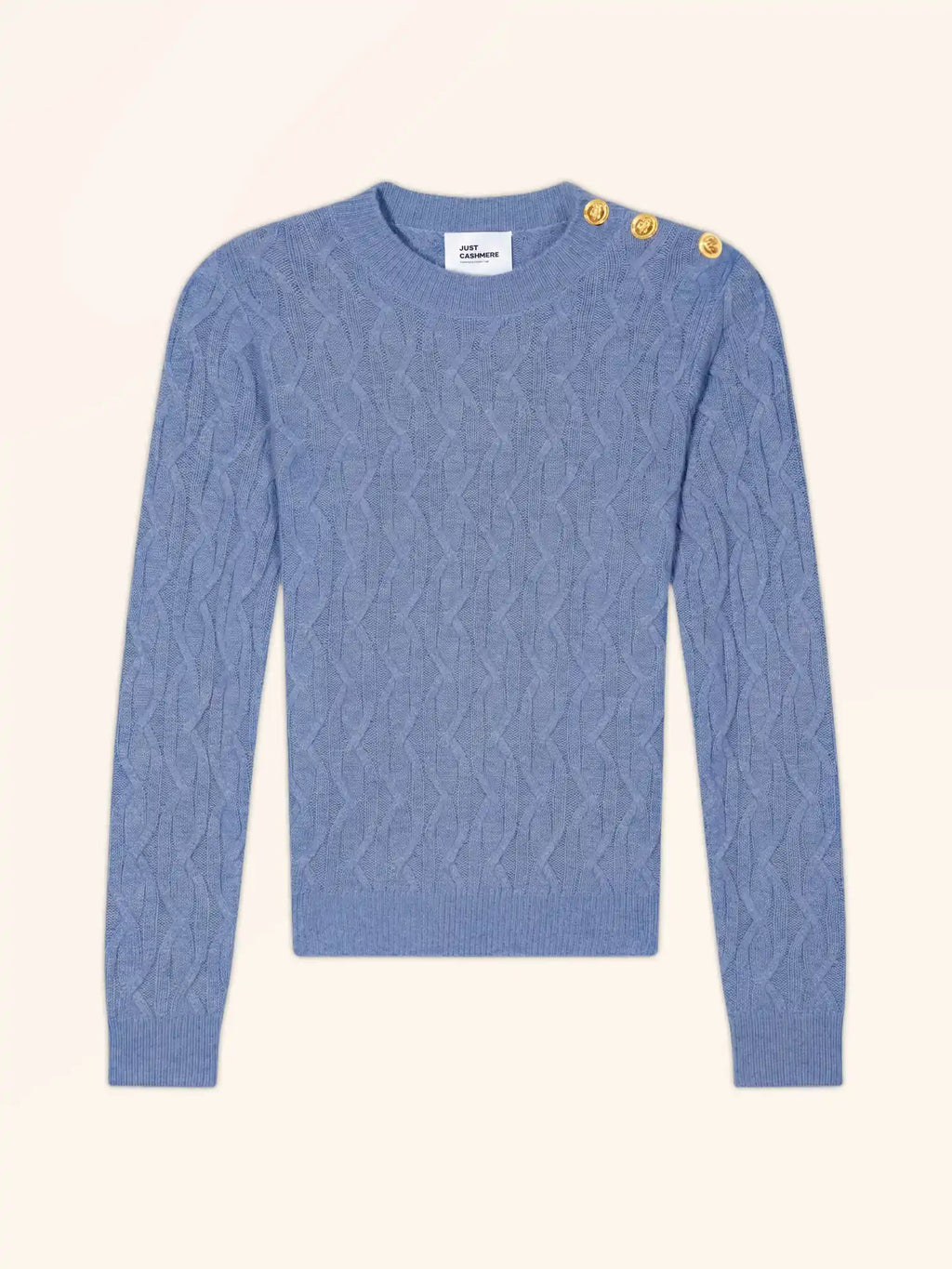 LYND pullover rundhalsausschnitt marine 4-fädig himmelblau