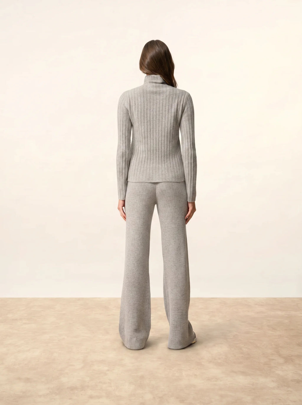 SUNNEVA pullover stehkragen 4-fädig wolke meliert