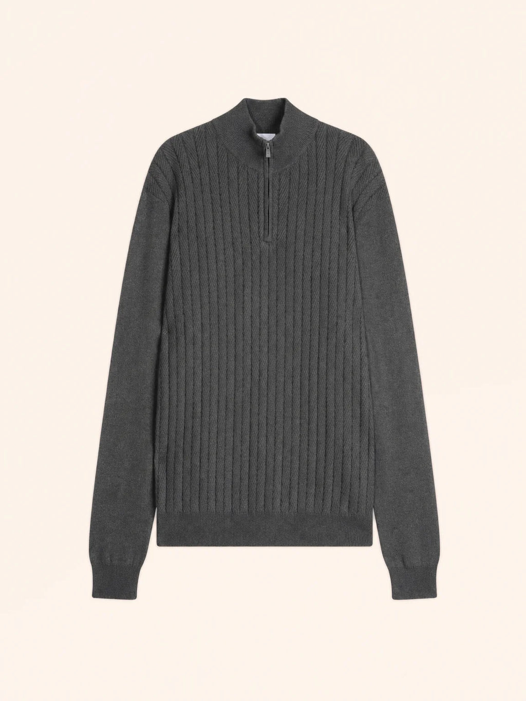 HILMIR pullover dockermütze anthrazit meliert