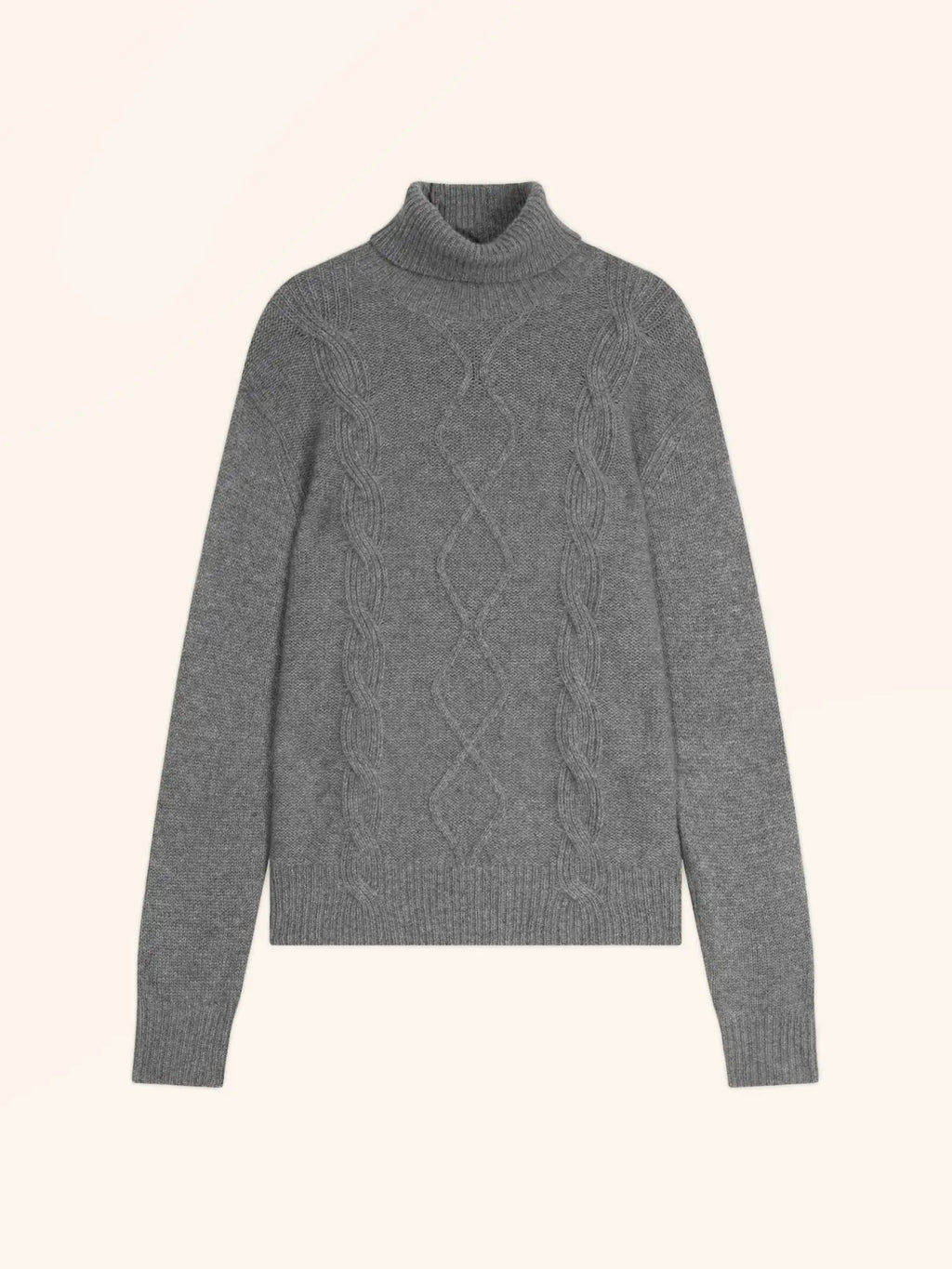 DOLMA pullover rollkragen 6-fädig flanelle meliert