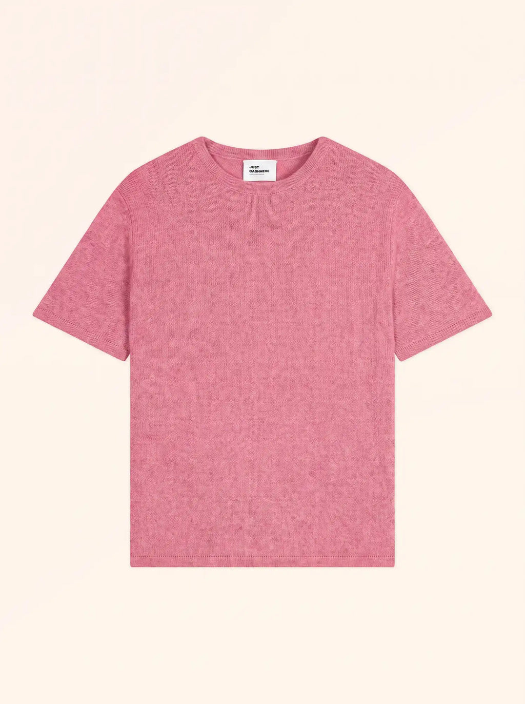 CARLA t-shirt rundhalsausschnitt 4-fädig fraise