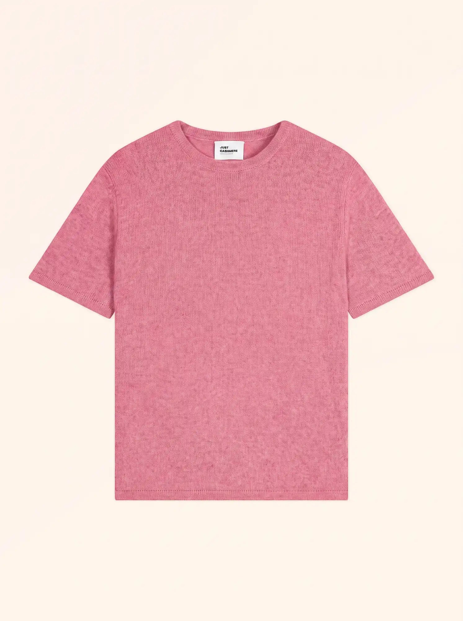 CARLA t-shirt rundhalsausschnitt 4-fädig fraise
