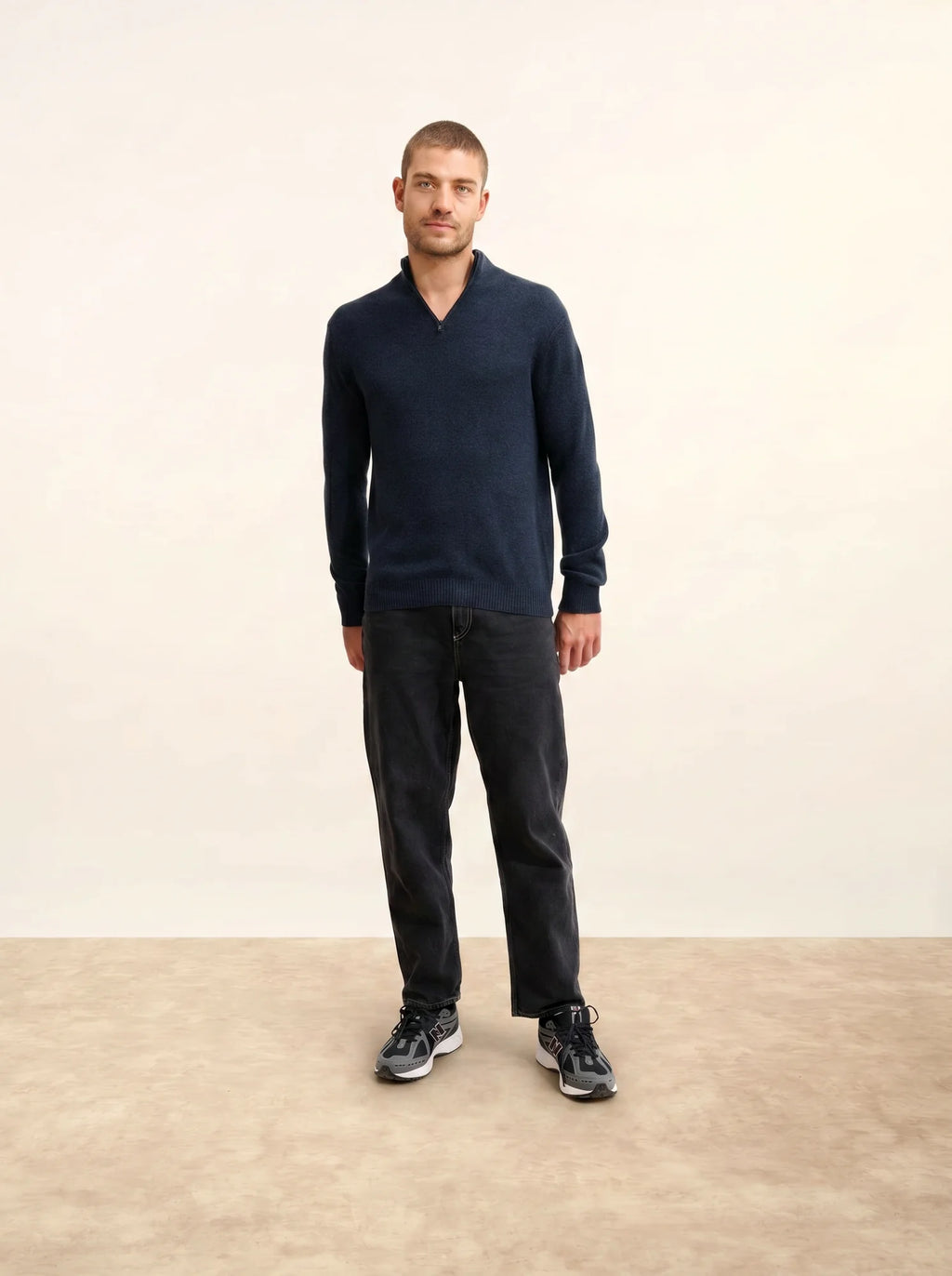 LEONIE pullover dockermütze 4-fädig caviar