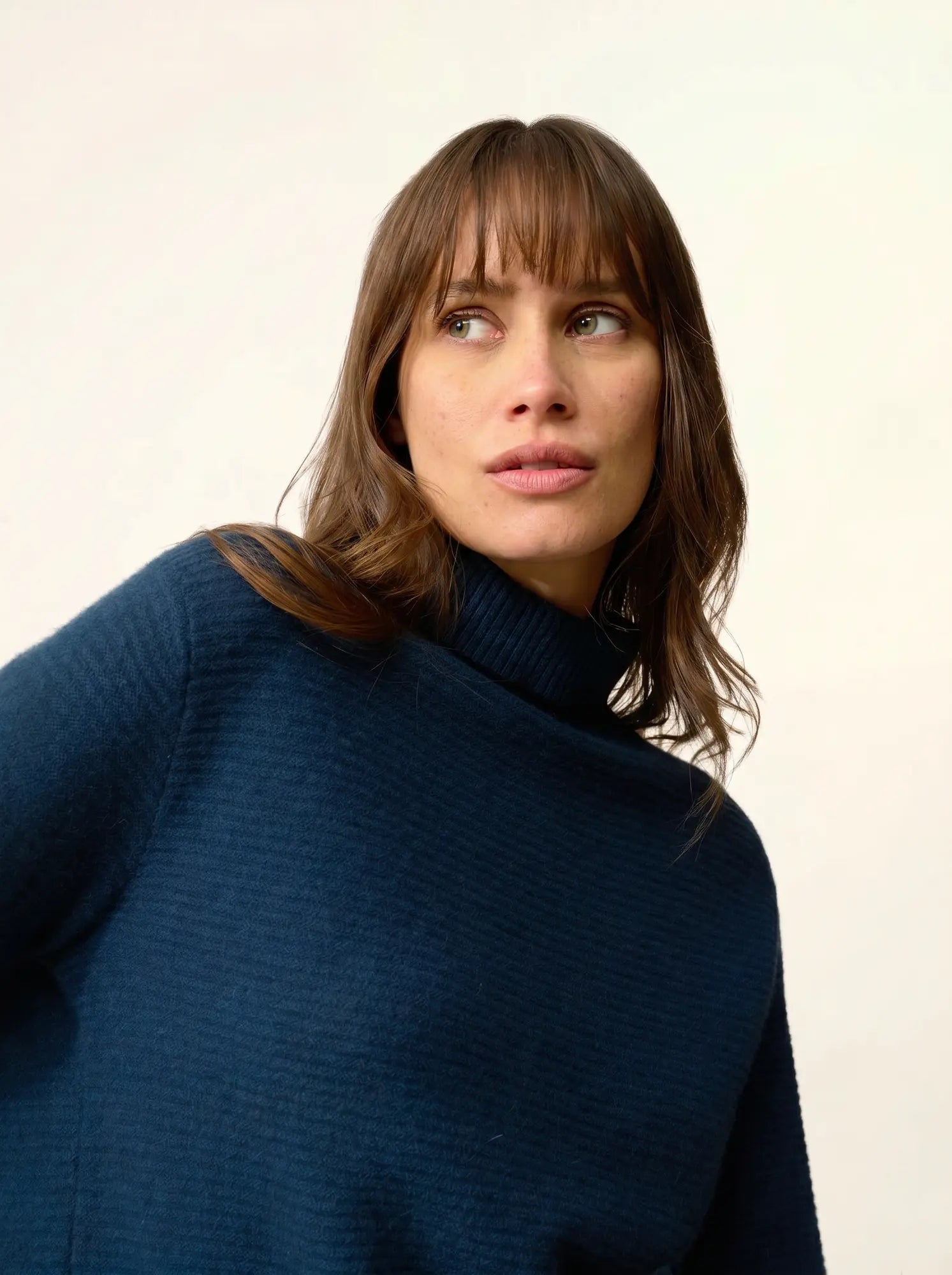 UDNY pullover rollkragen blau petrol
