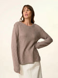 NETHY pullover u-boot-ausschnitt caribou meliert
