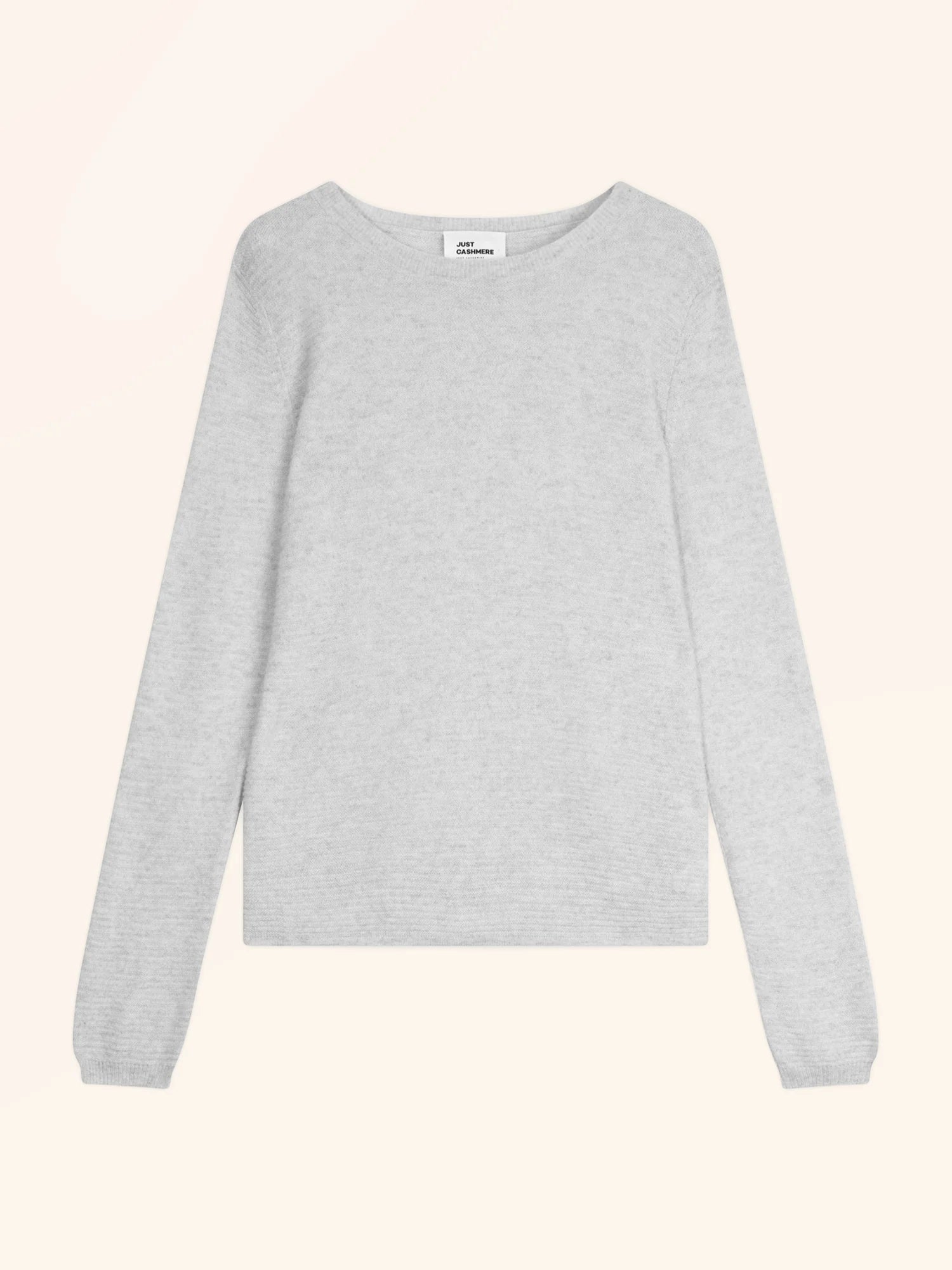 NETHY pullover u-boot-ausschnitt perlgrau meliert