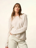 NETHY pullover u-boot-ausschnitt perlgrau meliert