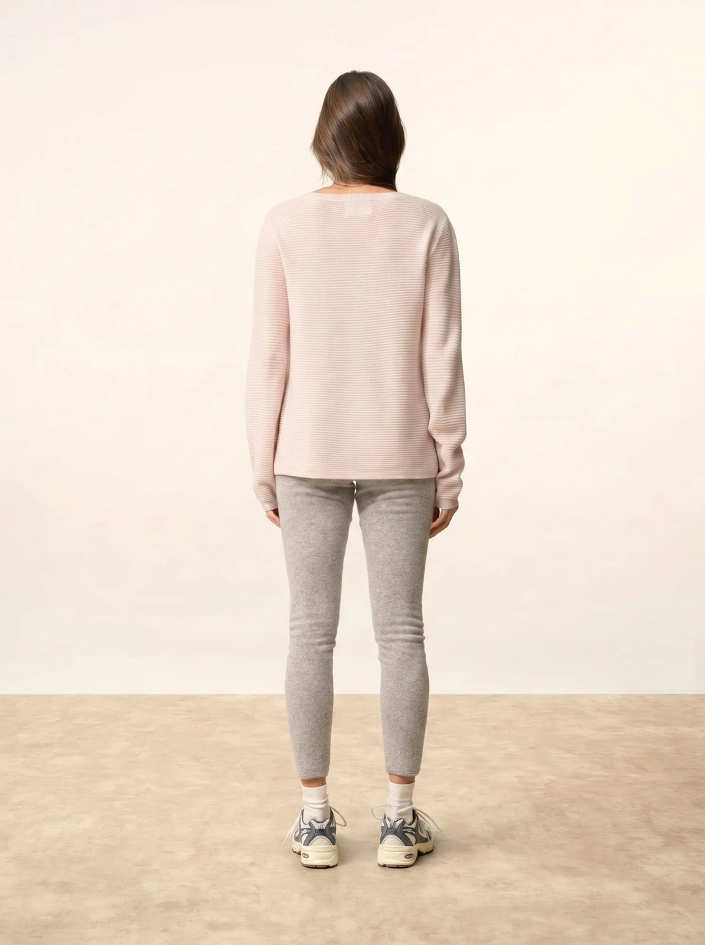 NETHY pullover u-boot-ausschnitt poudre