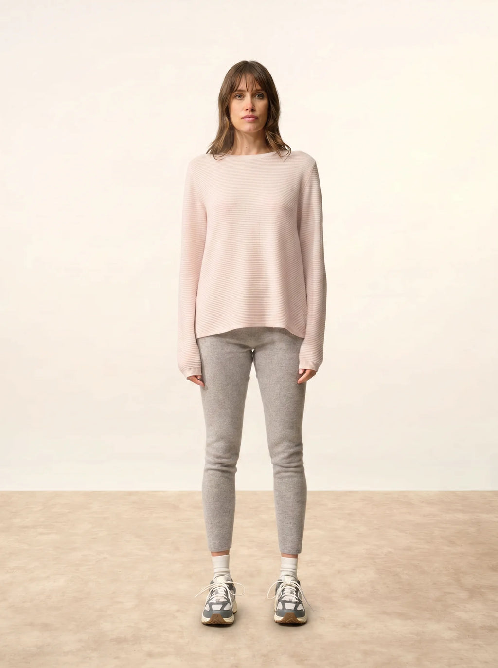 NETHY pullover u-boot-ausschnitt poudre