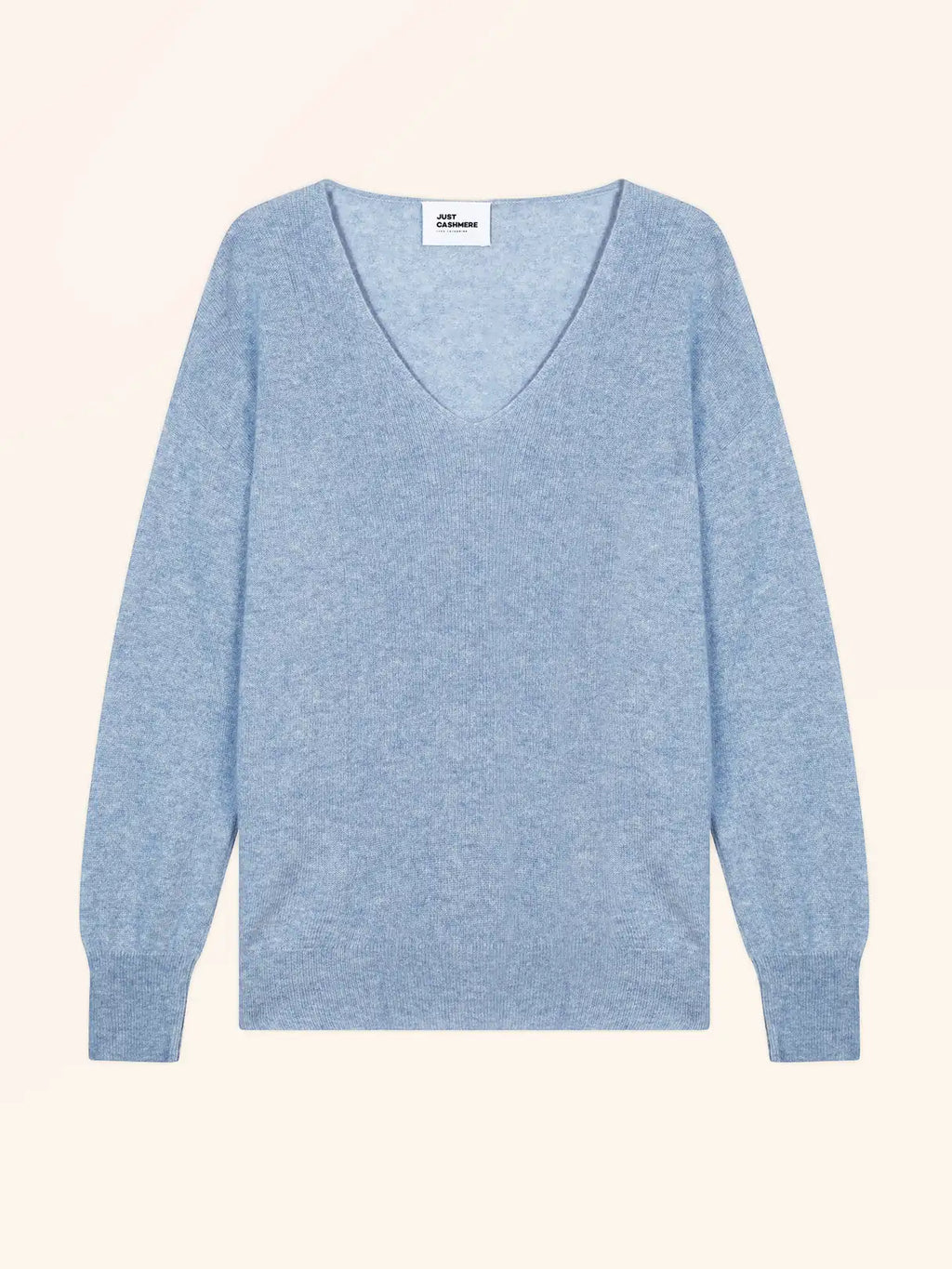 BIRSE pullover v-ausschnitt himmelblau meliert